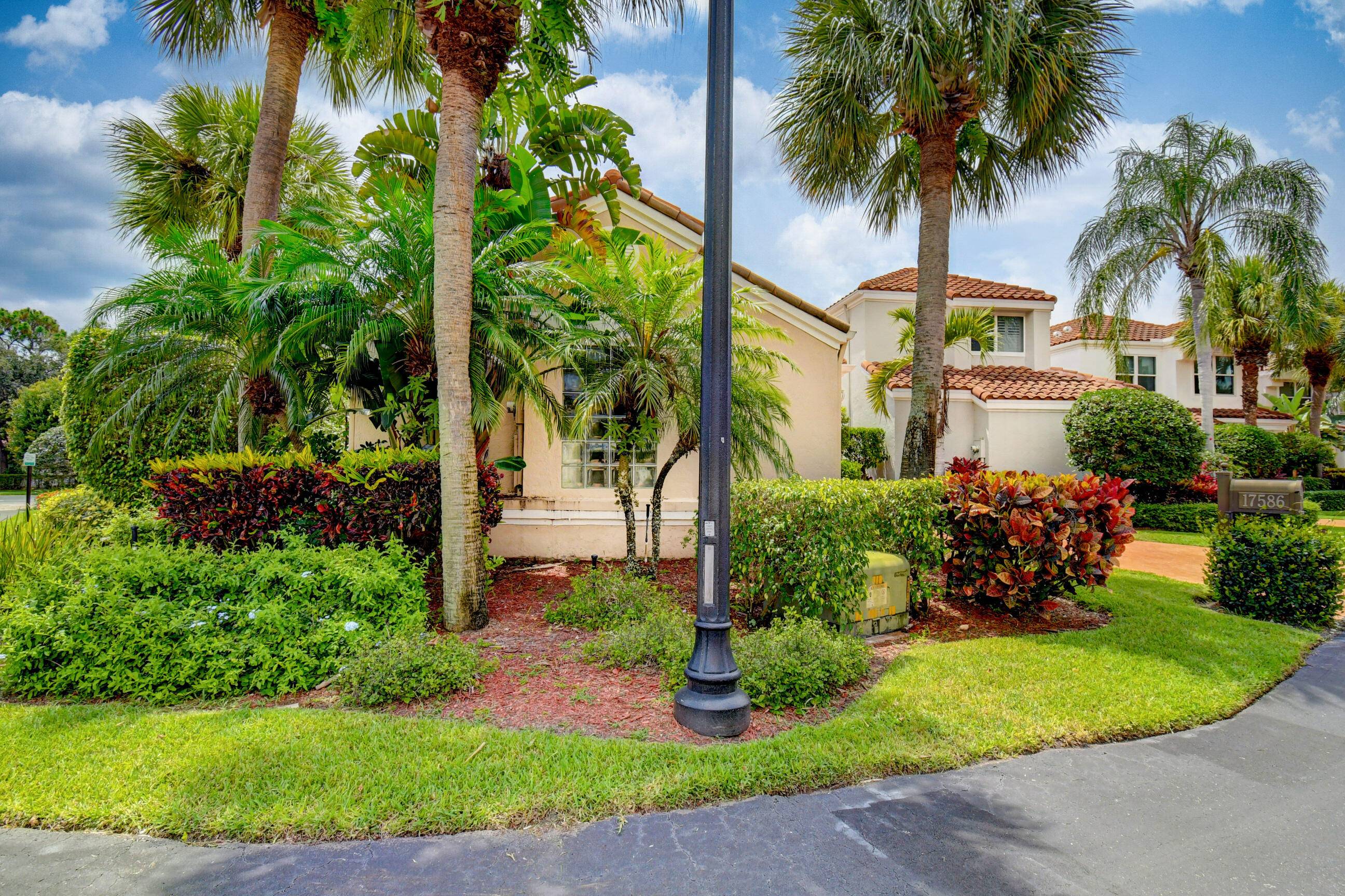 Situated on a private corner lot, this beautifully furnished and turn key single family pool home features open concept living, large hurricane impact windows soaring ceilings.