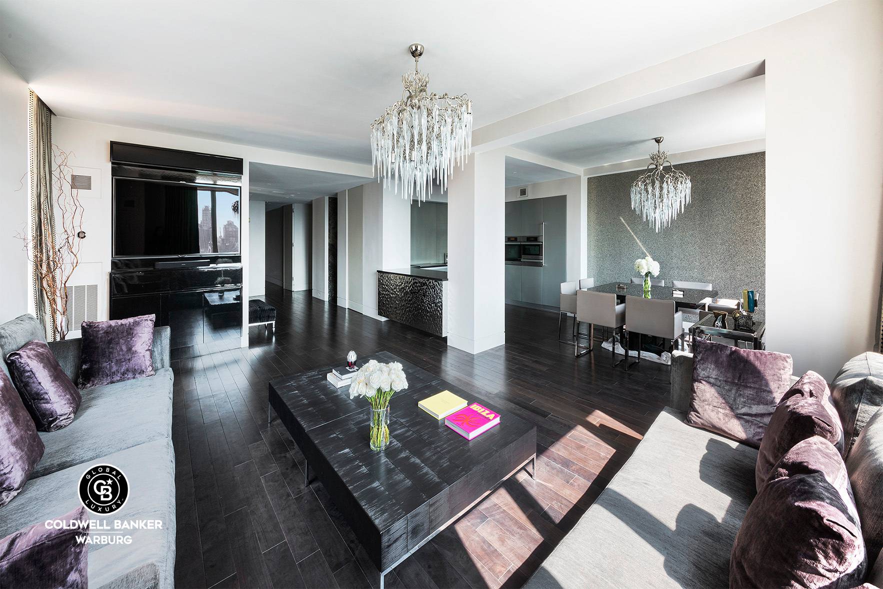 Central Park views and brilliant light define this sensational 2, 907 square foot, 4 bedroom, 4.