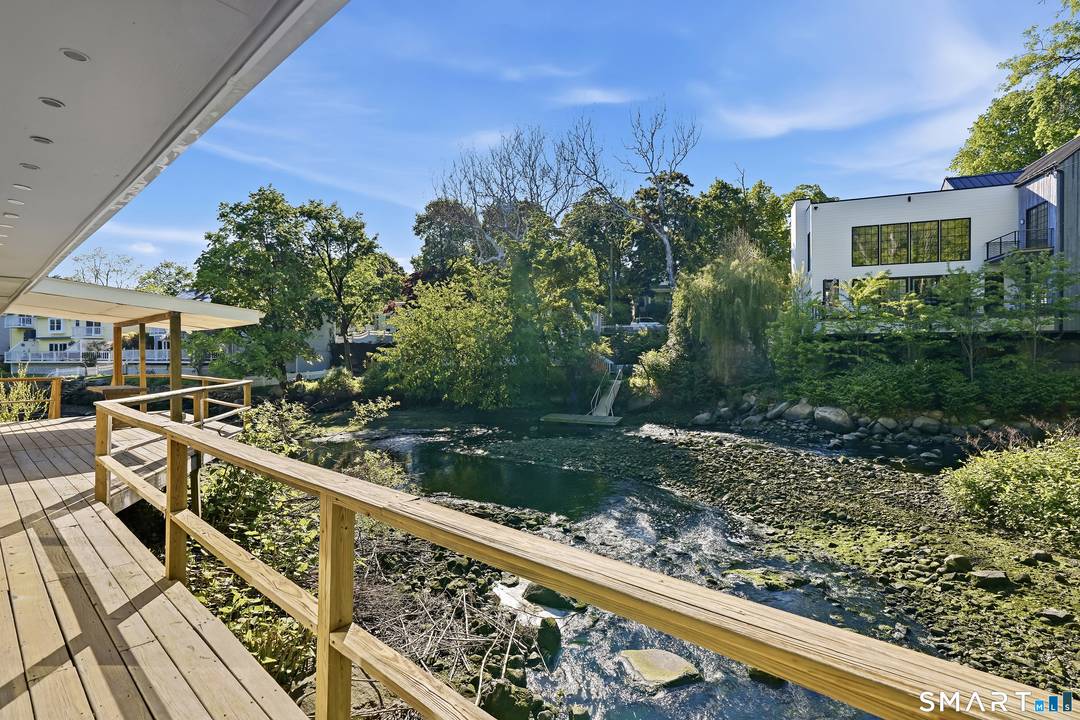 Completely renovated direct riverfront rental in the coveted Rowayton neighborhood with stunning water views and a peaceful private setting.