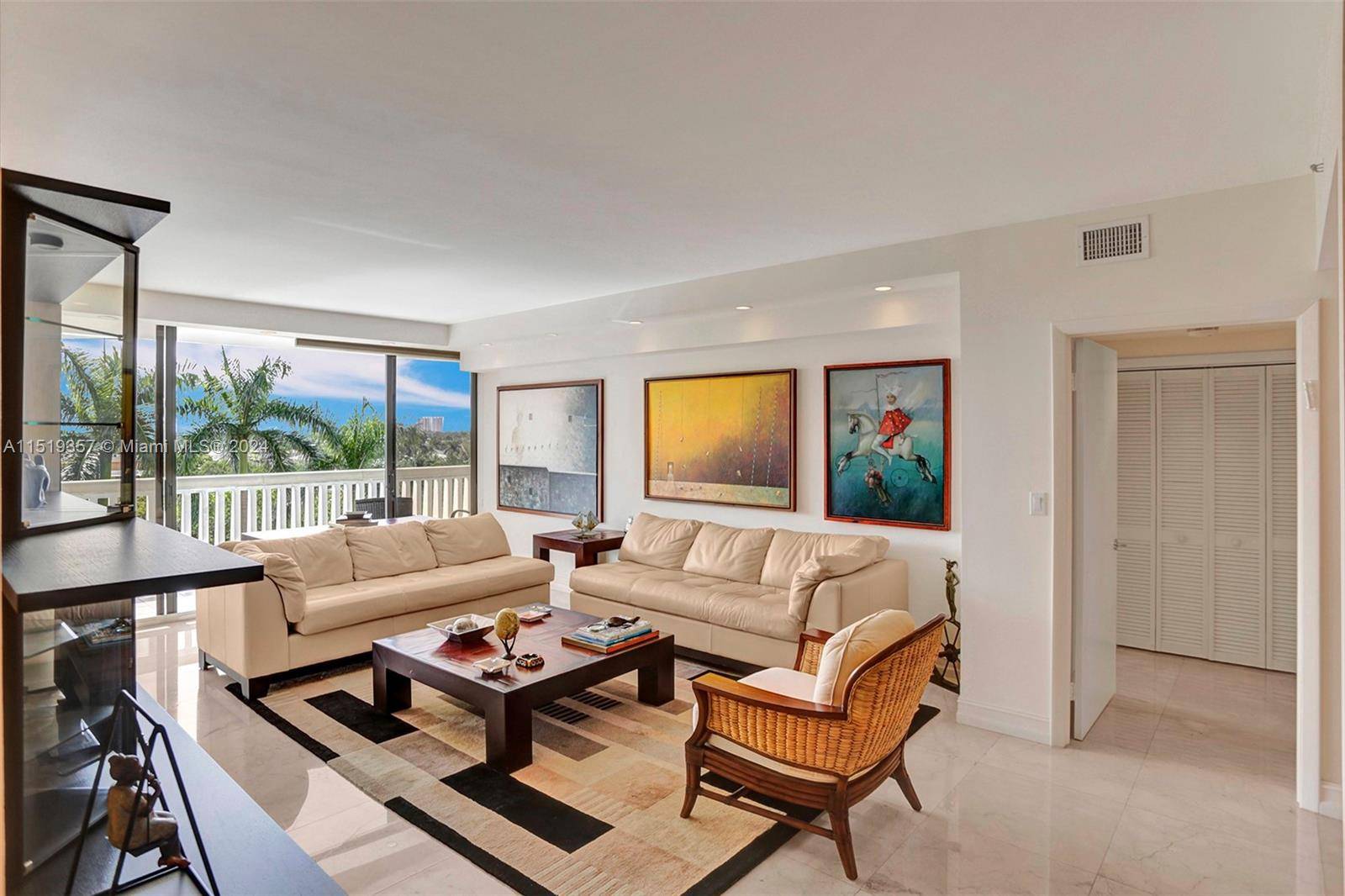 A remarkable condominium at Williams Island, positioned on the 5th floor with 2 bedrooms and 2 bathrooms.