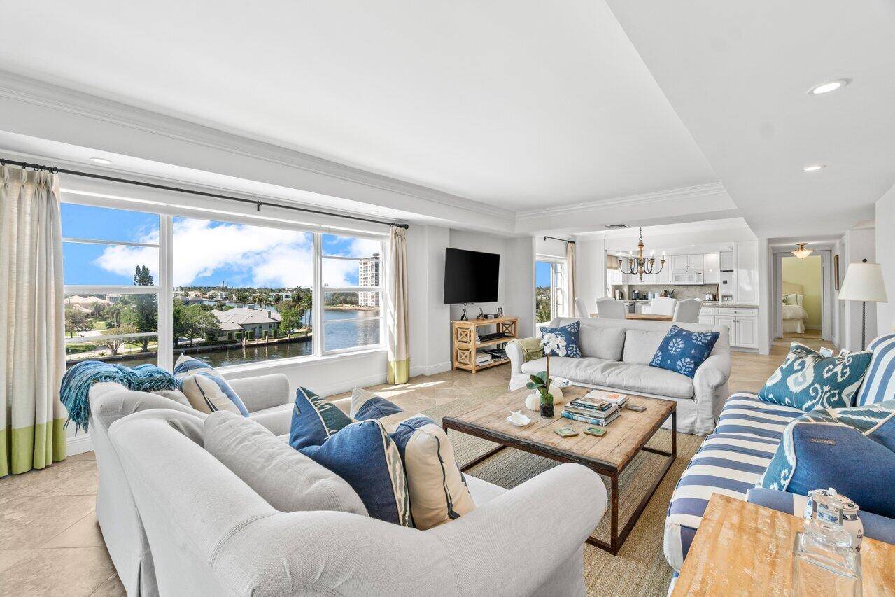 Welcome to Unit 506 at Seagate Manor, a beautifully maintained two bedroom, two bathroom residence offering breathtaking Intracoastal views and an abundance of natural light.