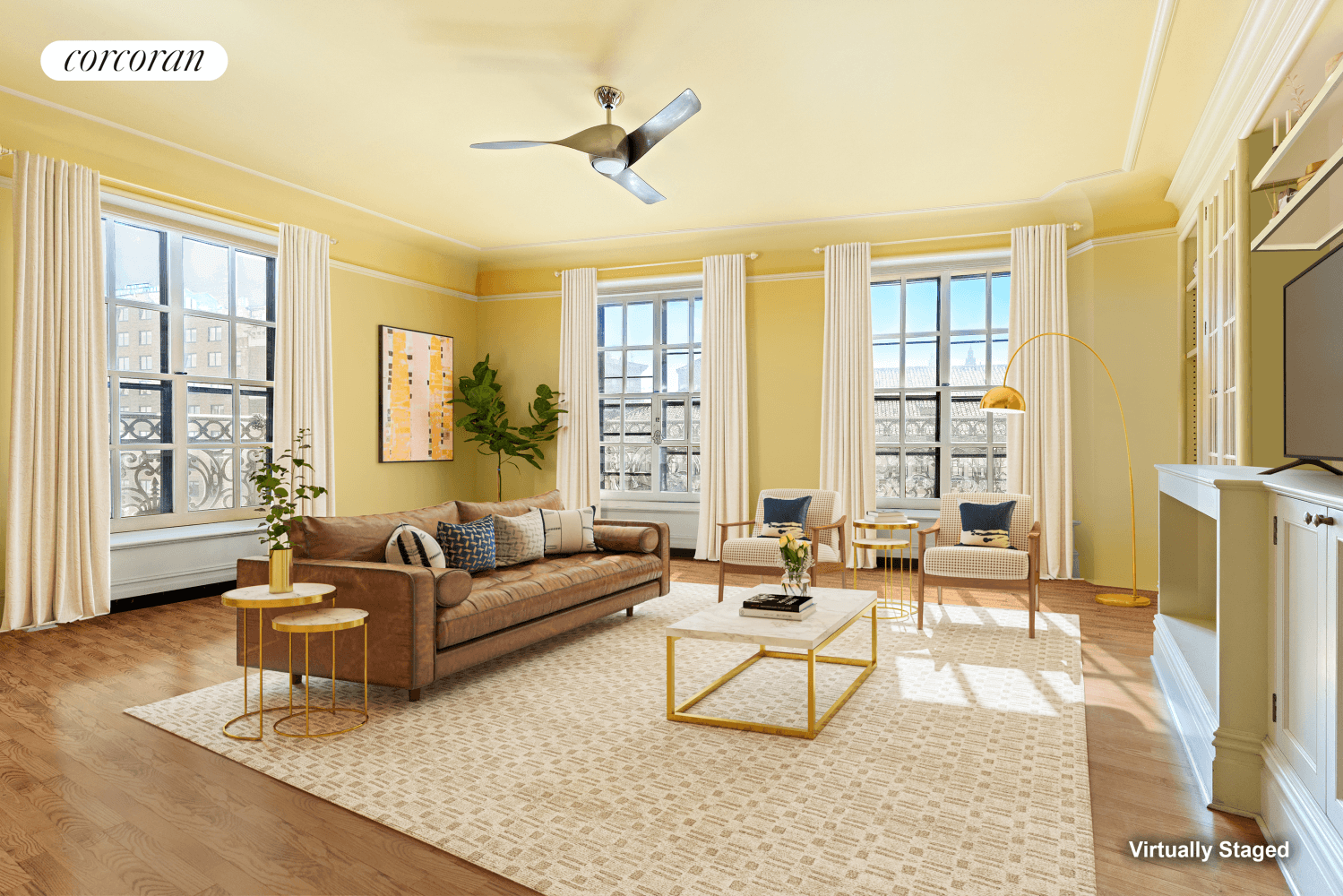 BROADWAY VIEWS ! Located in one of New York's most iconic and storied condominium buildings, The Ansonia, Apartment 10 79 presents a rare opportunity to own a piece of both ...
