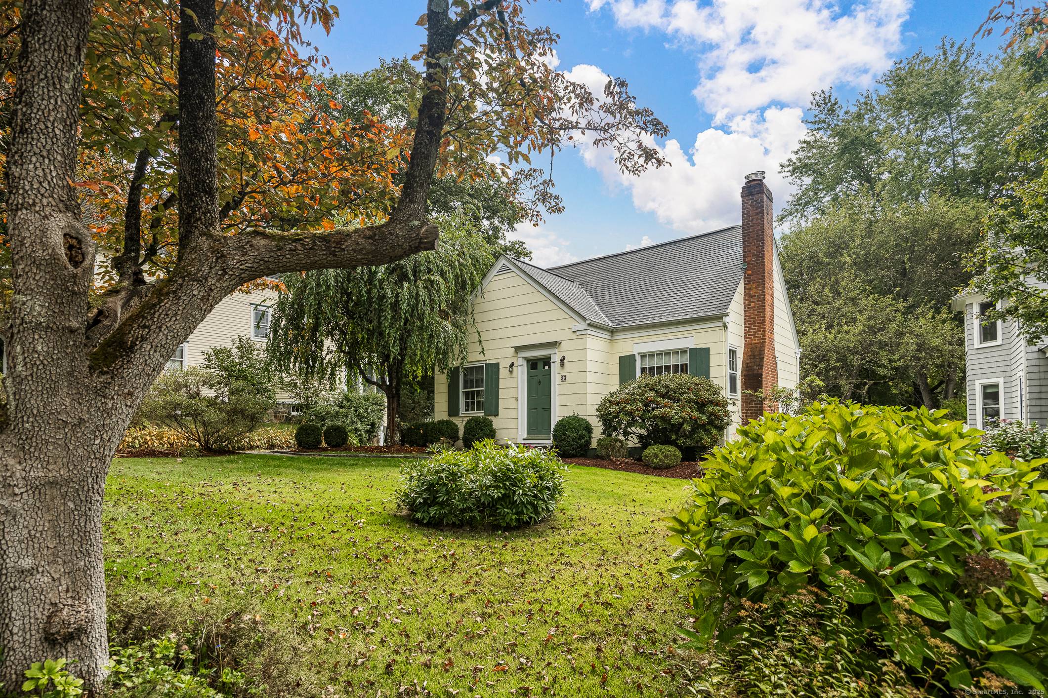Walk to town ! Perfectly updated, exquisitely charming cape on a beautiful level lot.