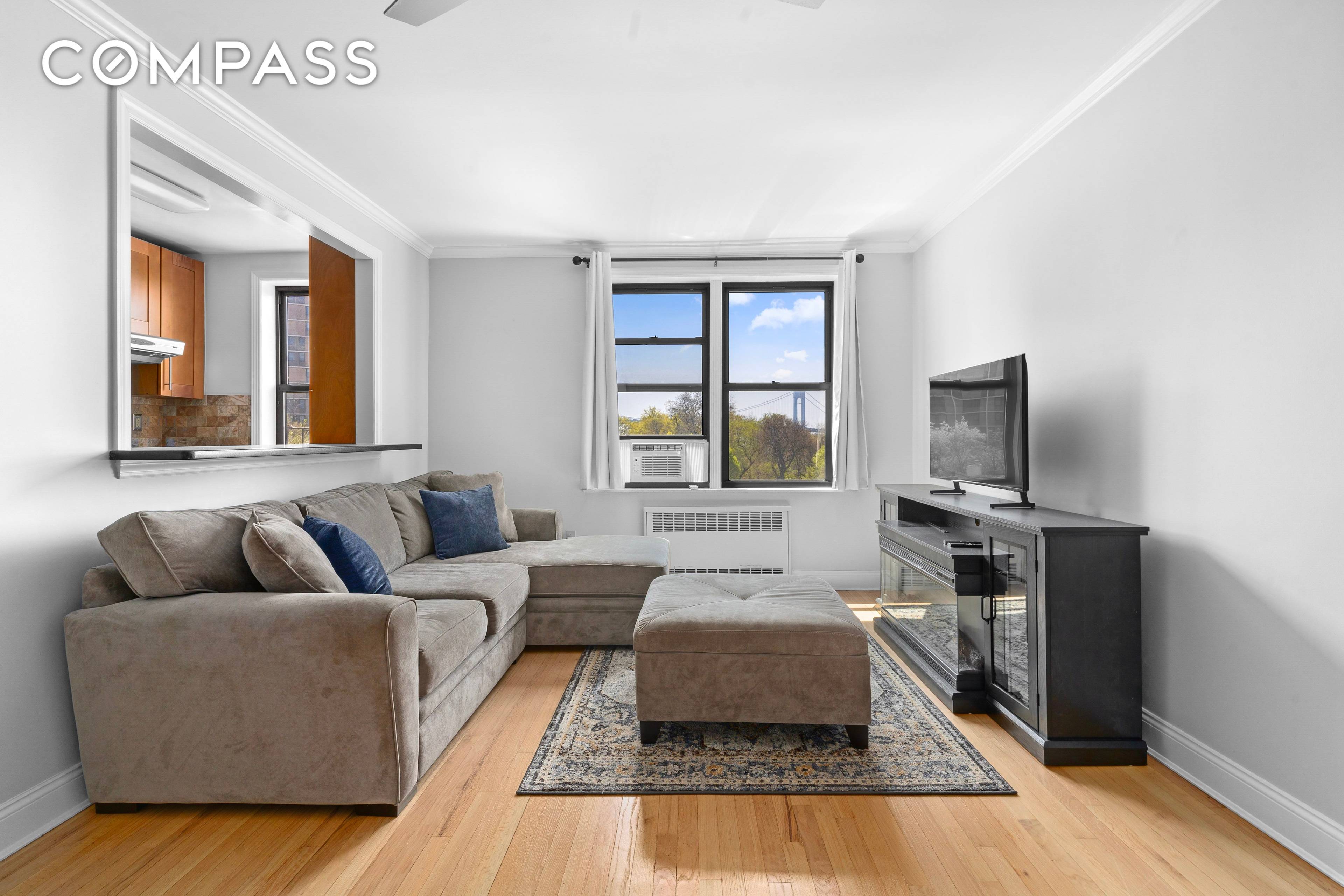 Be the first to live in this beautifully gut renovated, sun soaked 2 bedroom apartment with breathtaking southern exposure and WATER VIEWS.