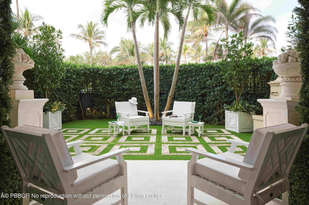 A rare 3 bedroom condo in a boutique building across from the ocean, One Royal Palm.