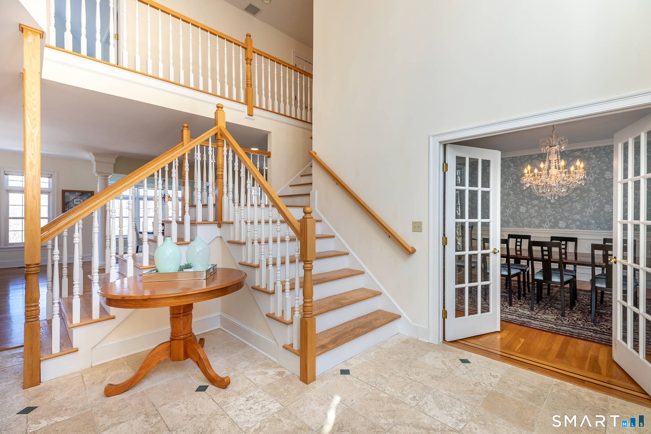 This exceptional residence welcomes you with a dramatic two story entry and is designed for both refined entertaining and comfortable everyday living, just minutes from town.