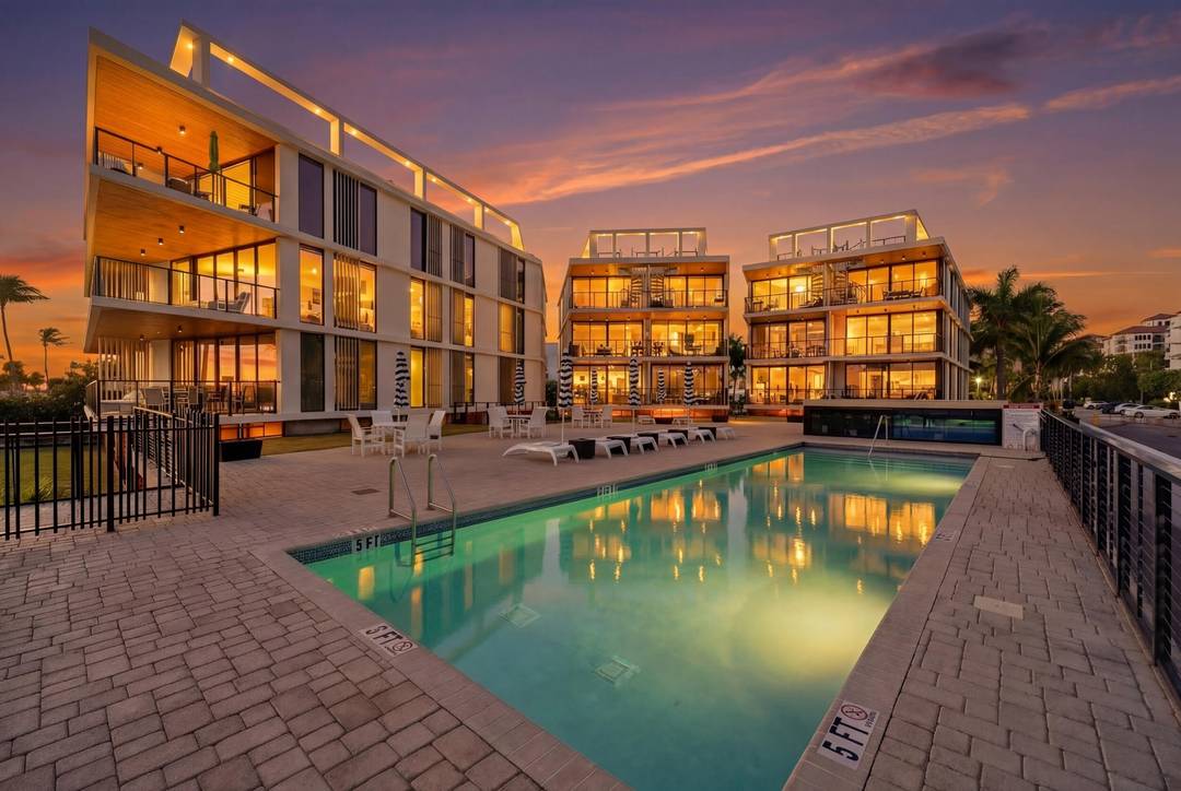 Tucked along Inlet Way in the intimate seaside enclave of Palm Beach Shores lies a residence that feels more like a private coastal retreat than a condominium.