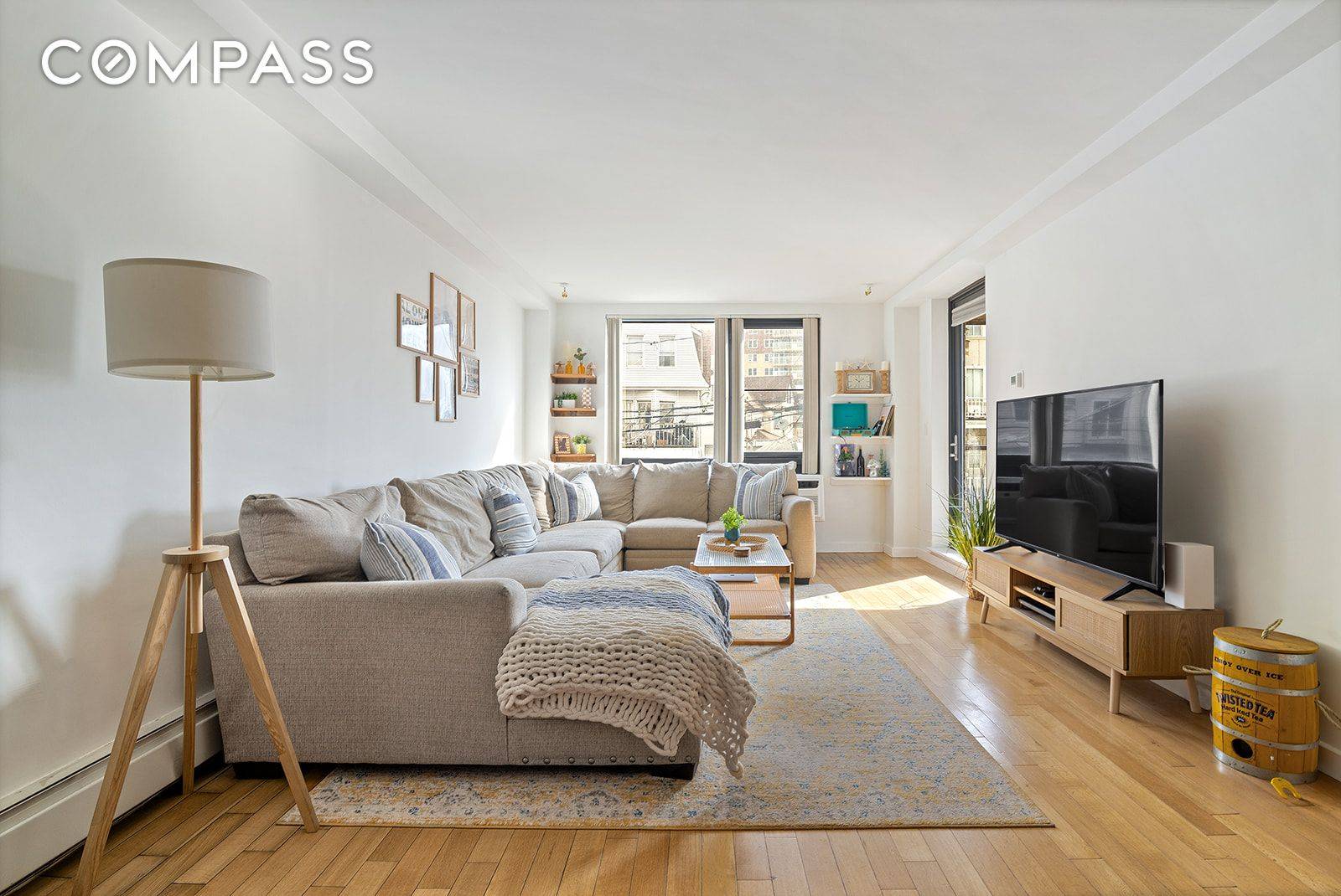Modern Coastal Elegance in NYC Wake up to breathtaking sunrises over the Atlantic from your private balcony in this serene beachfront retreat.