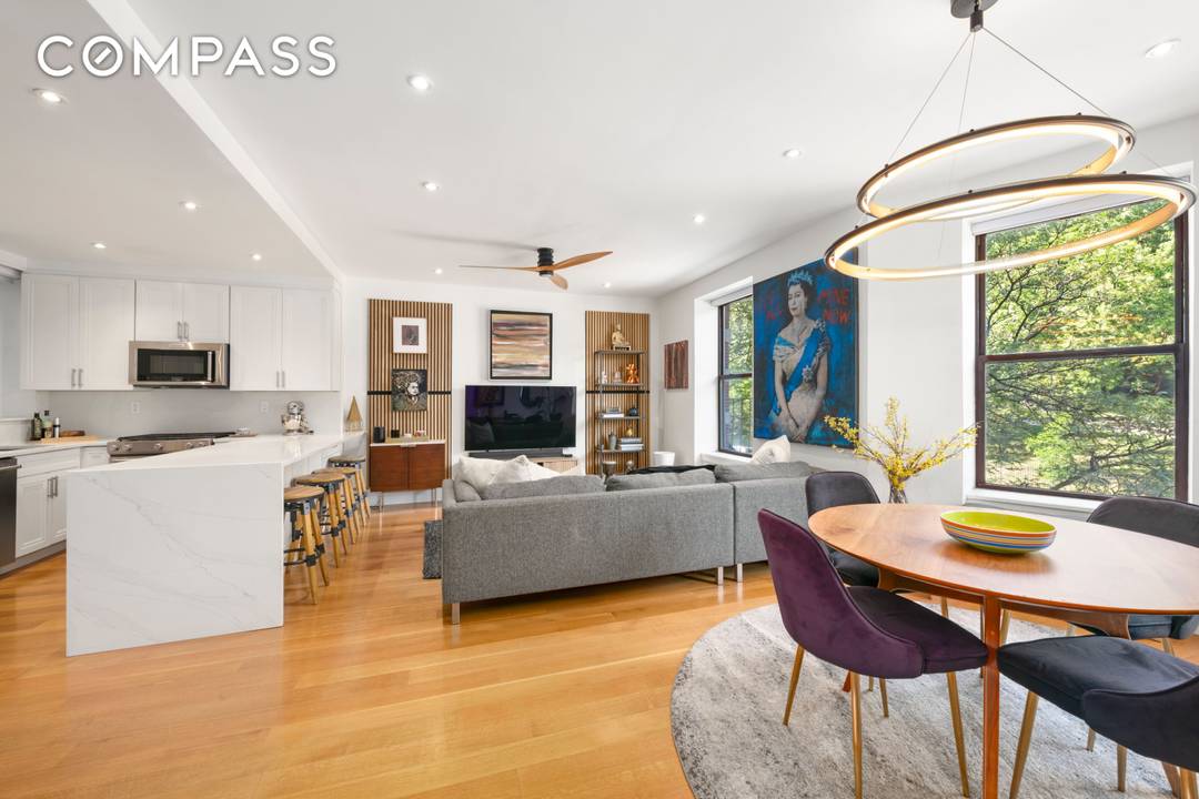 364 West 121st Street, 2A Direct Park Views Gut Renovated Two Bedroom Co op Experience the perfect blend of classic Harlem charm and modern luxury in this beautifully gut renovated ...