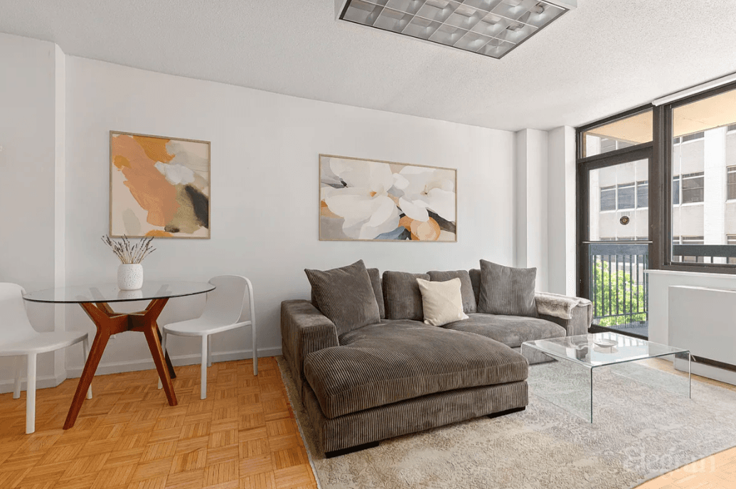Situated on the sunny south side, this charming one bedroom residence boasts an abundance of natural light and offers a private balcony for relaxation.