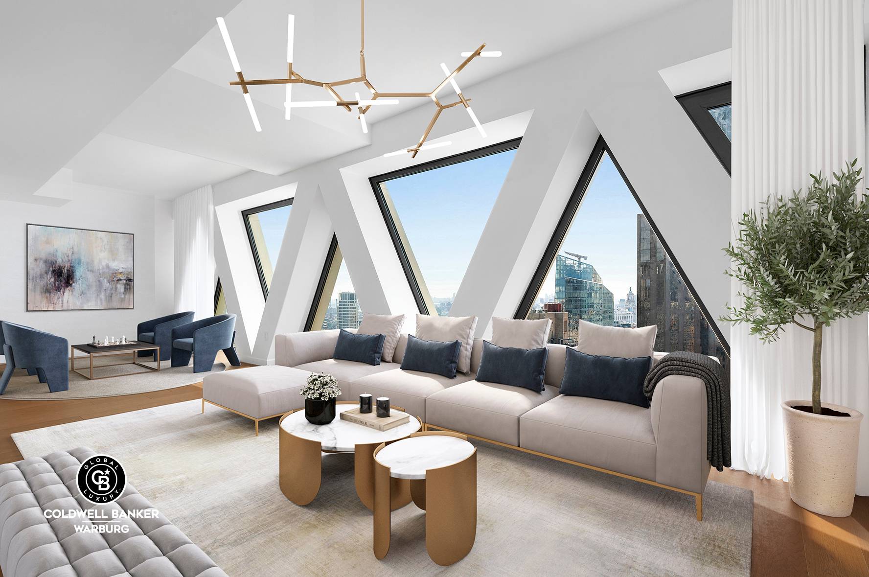 IMMEDIATE OCCUPANCY. FULL FLOOR DUPLEX PH RESIDENCE WITH PRIVATE ELEVATOR LANDING !
