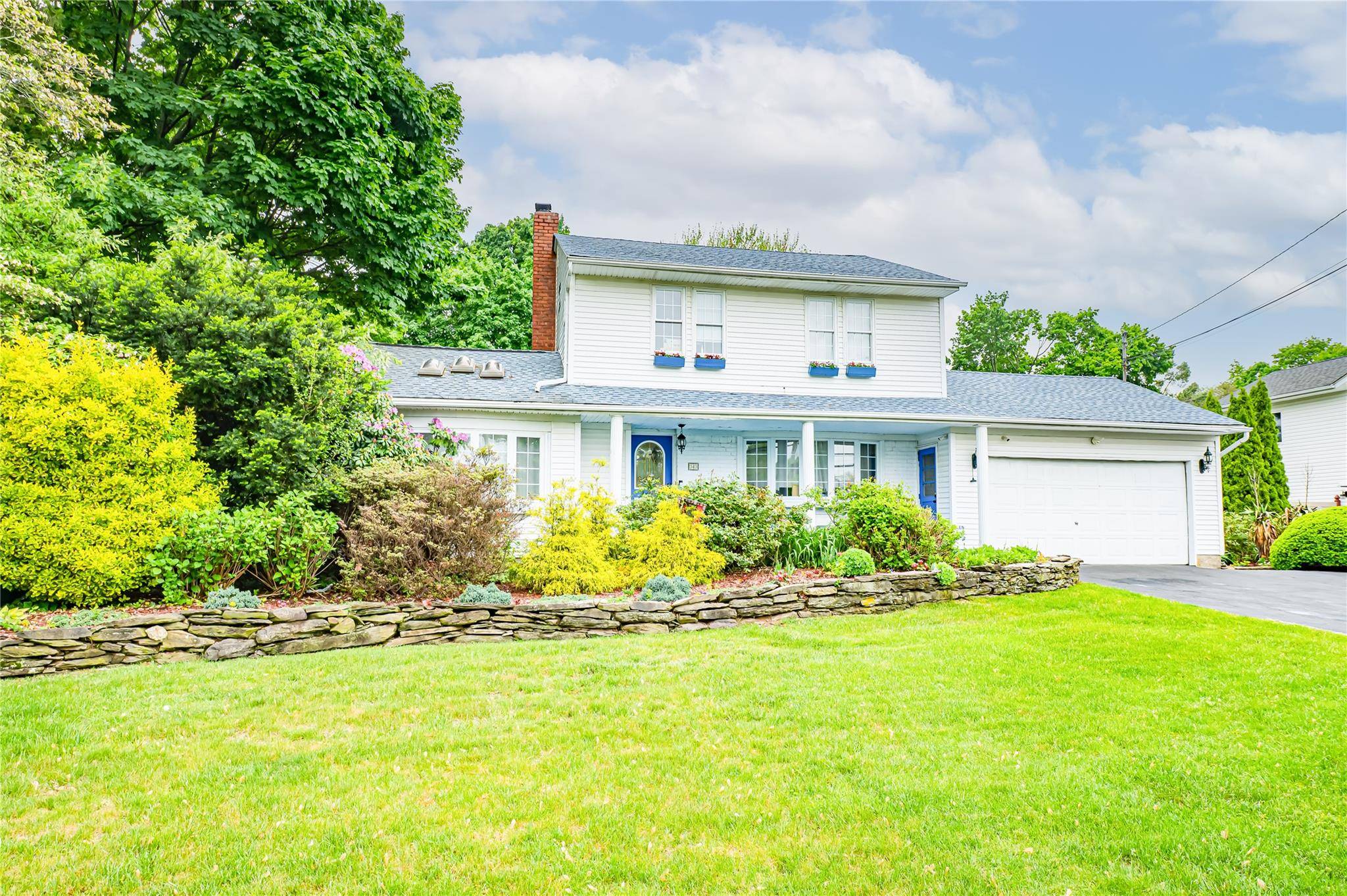 Entertainer's delight with multi tiered deck and fully private backyard.