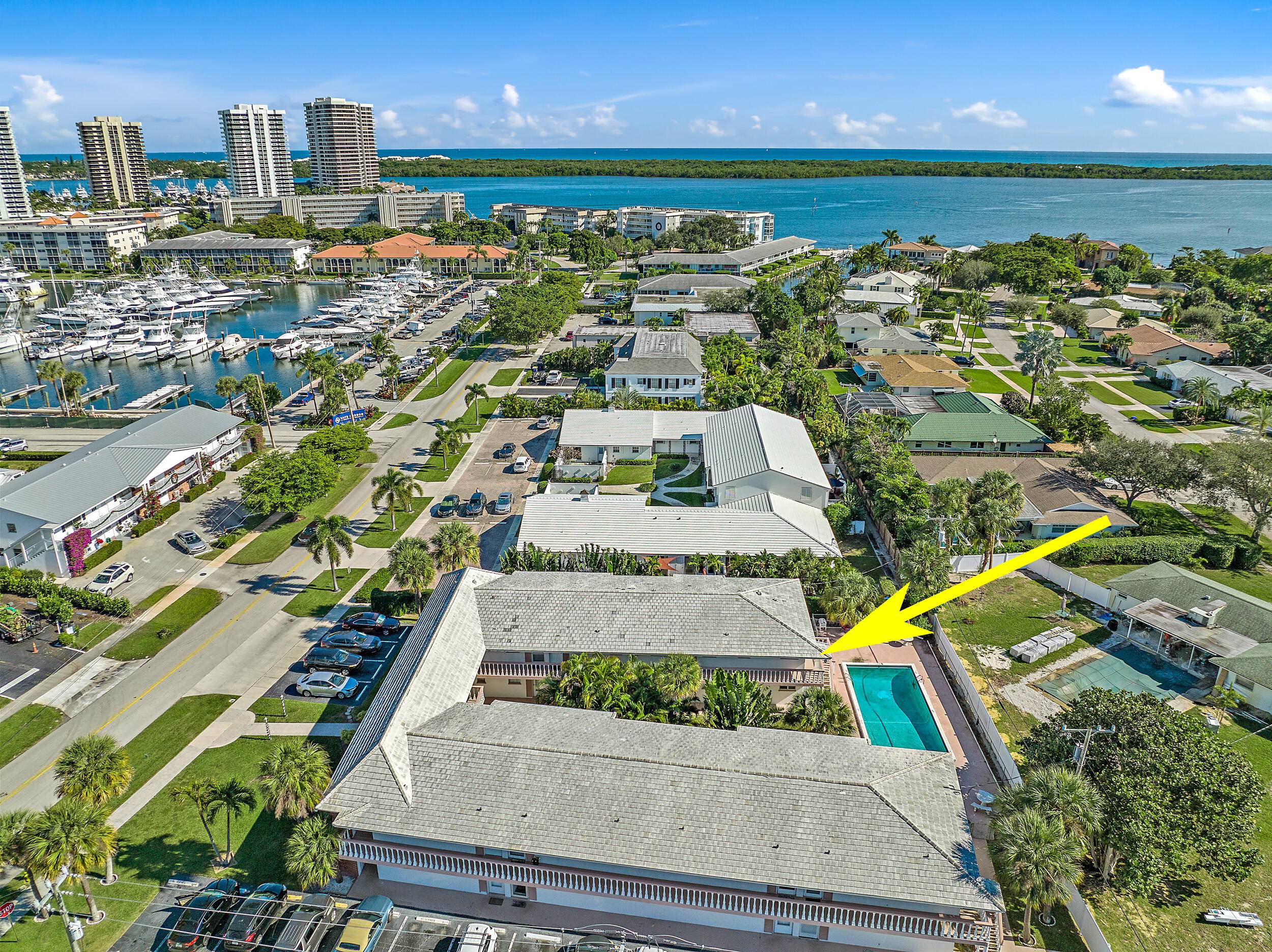 Adorable two bedroom condo in the heart of the highly sought after Village of North Palm Beach.