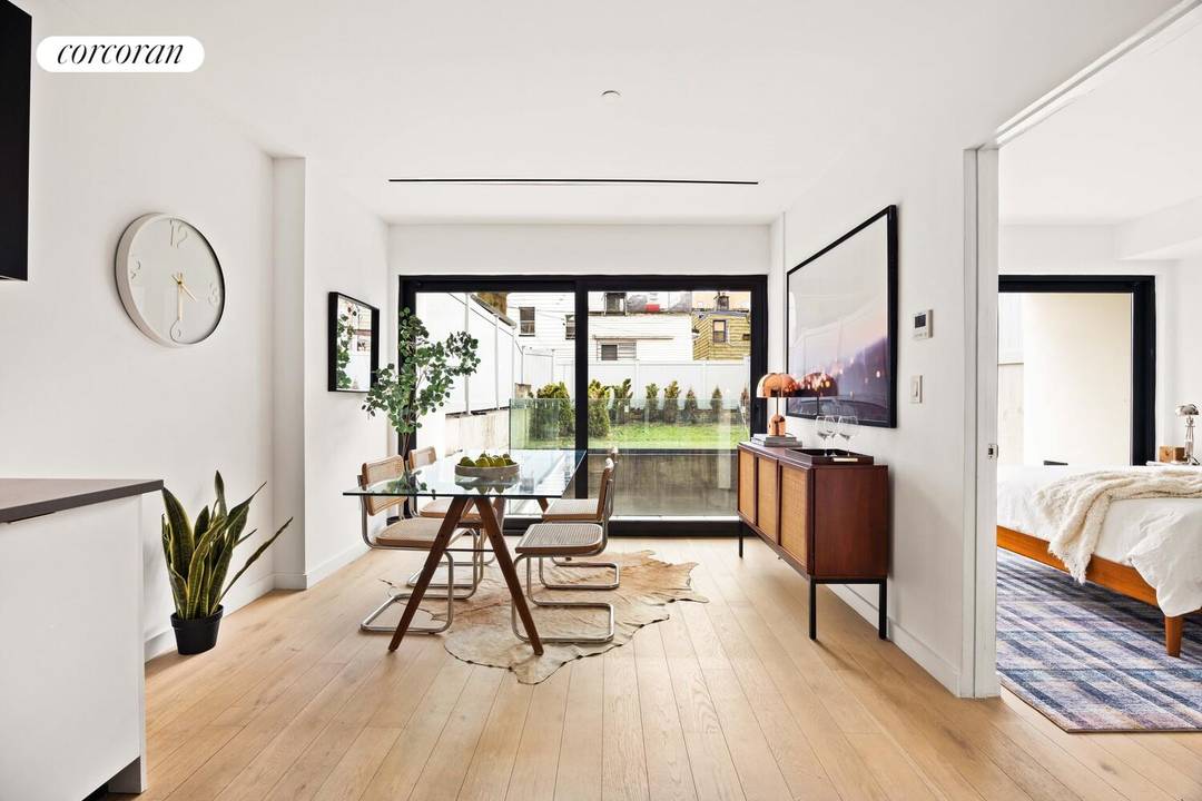 This super sunny 1301 SF garden duplex lives like a mini townhouse and sits just a half a block from Fort Greene Park and is a rarely available gem offering ...