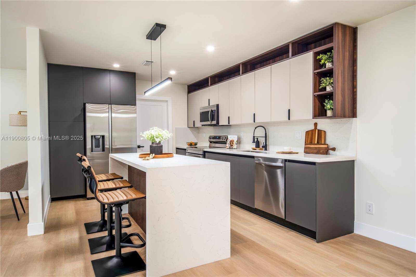 Perfectly located single family home on a quiet street, set on a large corner lot with a sparkling pool.