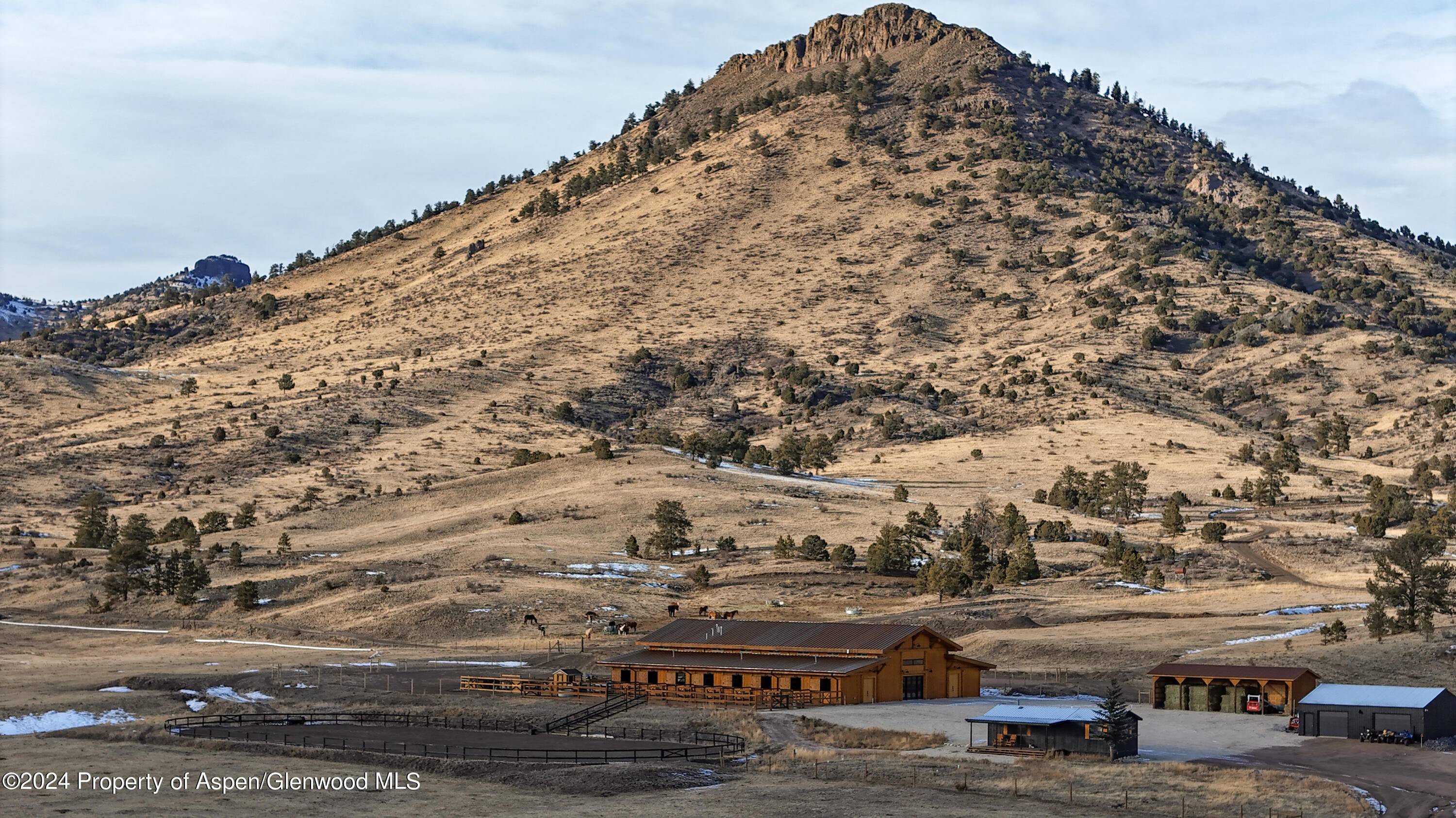 Scenic beauty, impeccable improvements, a recreational paradise, and year round access are a few features of the Gold Pan Guest Ranch near Guffey, Colorado.
