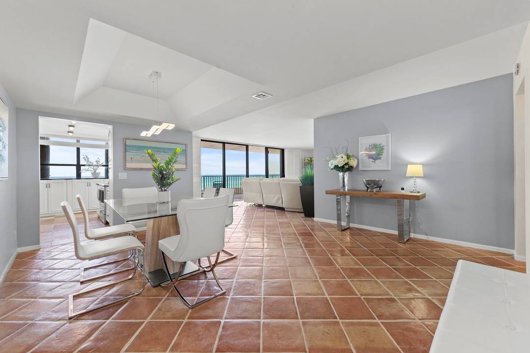 Experience the magic of oceanfront living in this beautifully appointed 2 bedroom, 2 bathroom condo located at 3610 S Ocean Blvd 101, South Palm Beach, FL 33480.