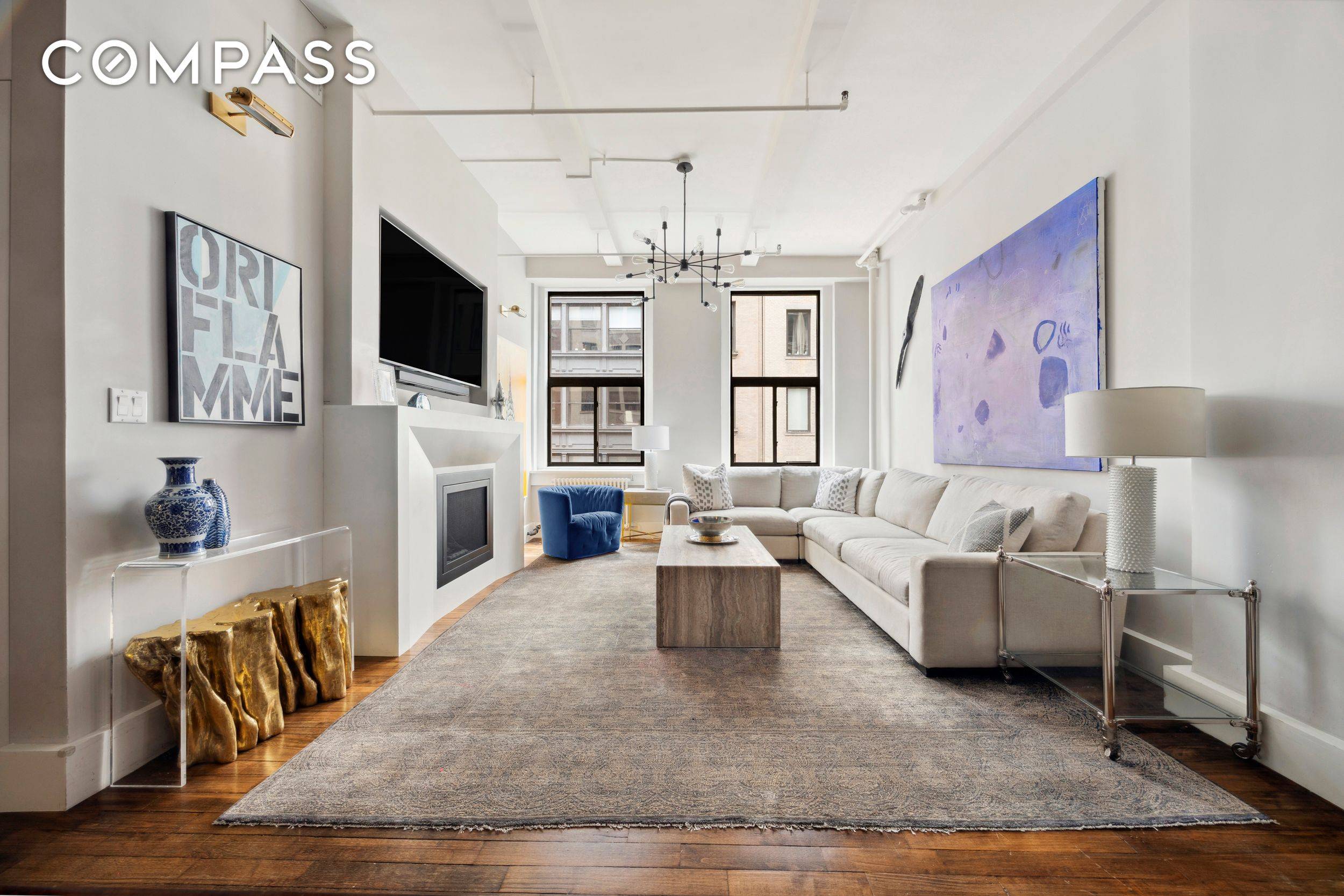 Dramatic Prewar Loft where Chelsea meets Flatiron Welcome to this beautifully renovated and expansive three bedroom, two bath loft at 129 West 22nd Street, perfectly situated between Sixth and Seventh ...