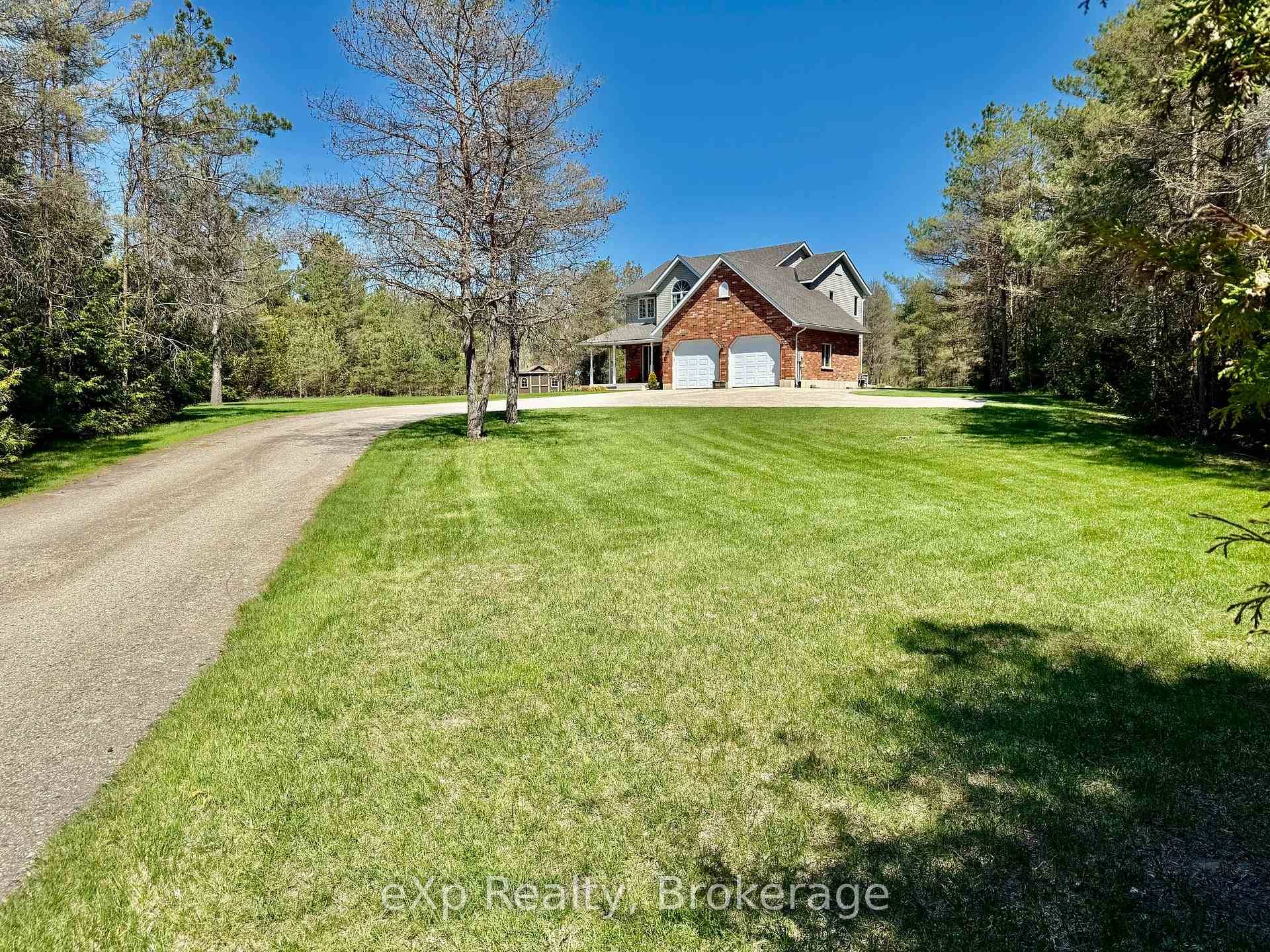 Welcome to 323237 Durham Road E, West Grey Nestled on a beautifully maintained 4 acre lot, this stunning home is located only minutes from the town of Durham.