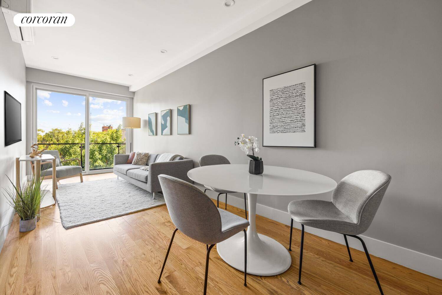 Welcome to 2A a beautifully crafted 1 bedroom, 1 bathroom home offering 596 square feet of sun filled living space in Crown Heights.