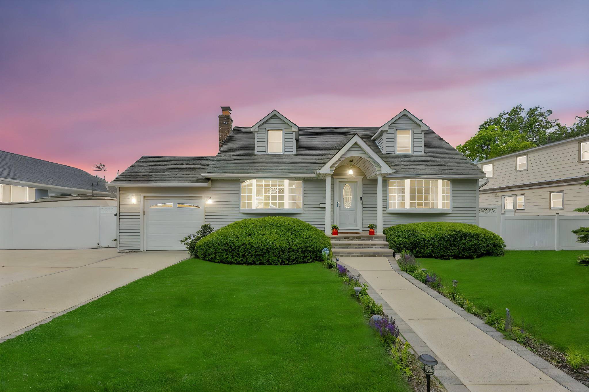 Welcome to this charming and spacious expanded cape featuring 4 bedrooms and 2 full bathrooms.