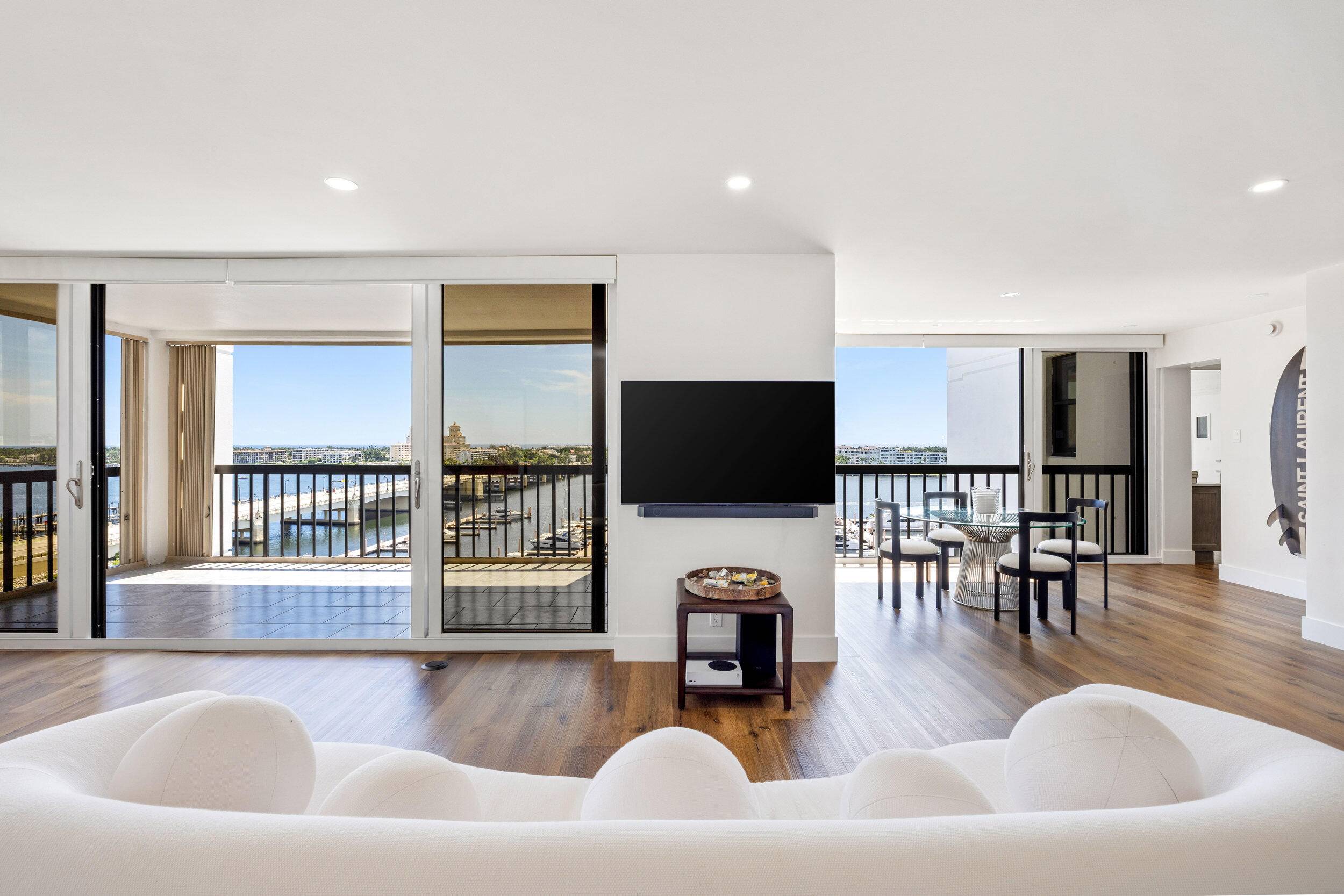 Fully renovated in 2023, this chic waterfront residence is anything but ordinary.