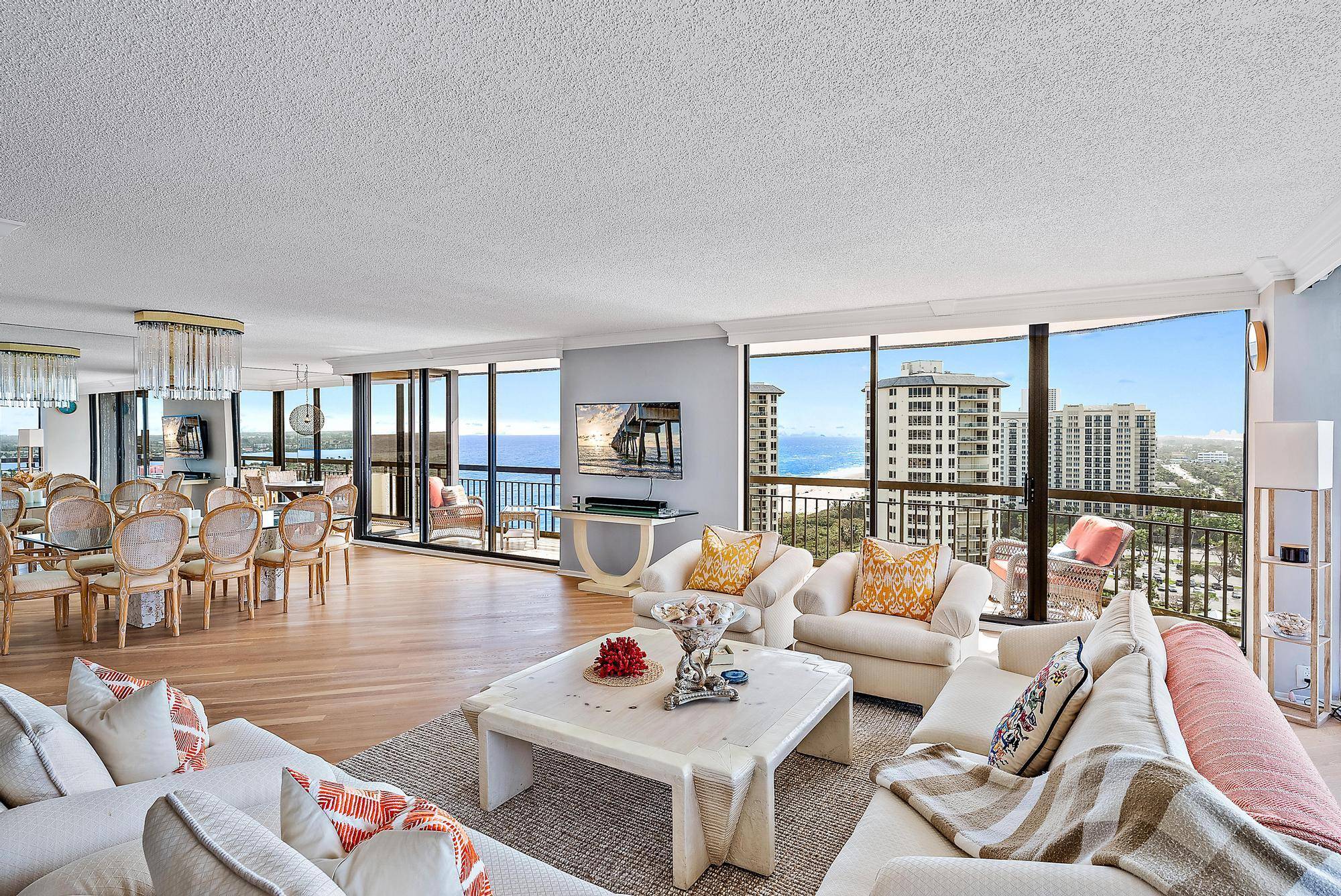 Enjoy sunrise and spectacular sunsets from your wrap around balcony ; capturing some of the best views on Singer Island !