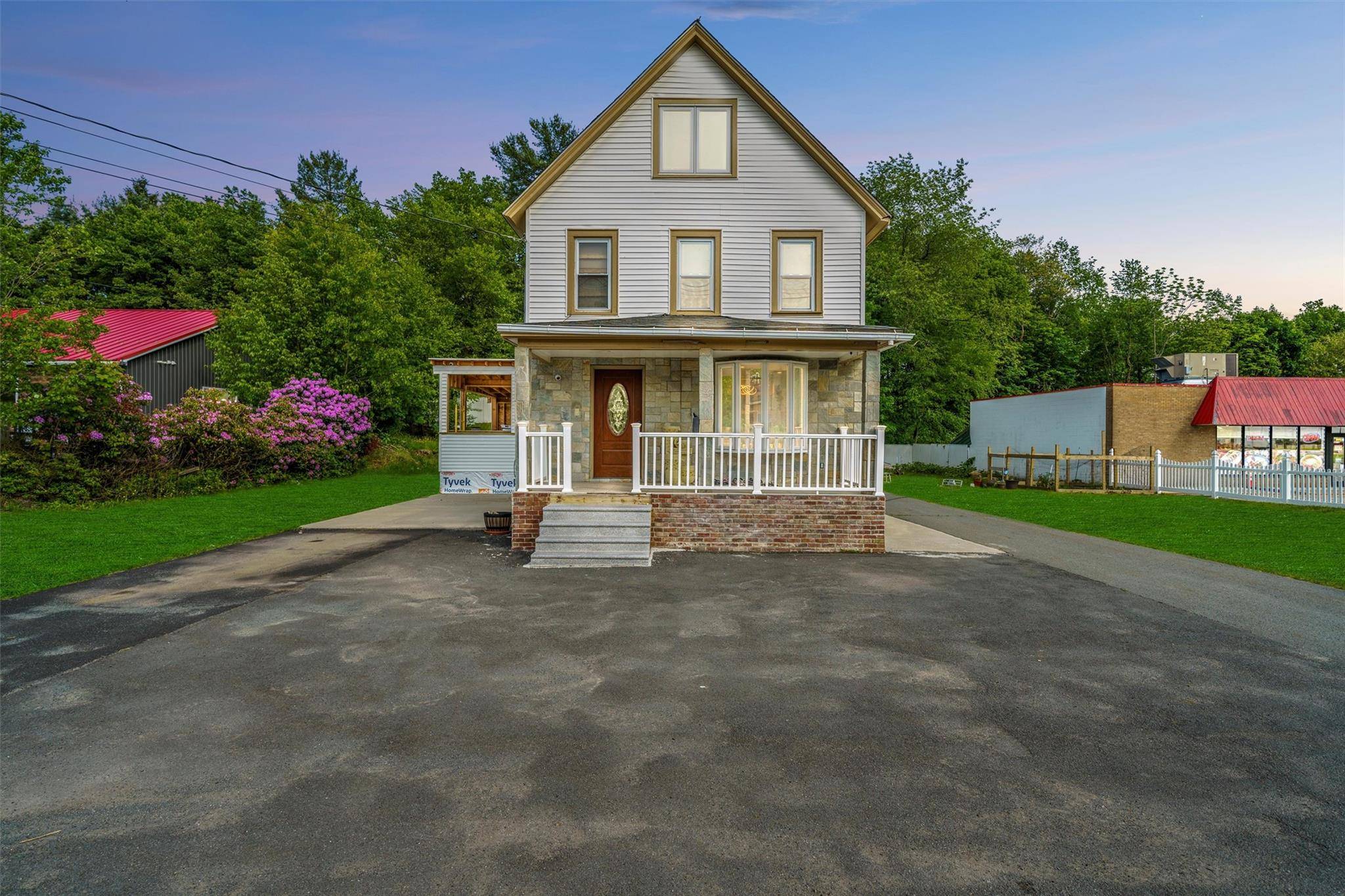 This unique property in the Village of Monticello offers a great opportunity for a residence or potential business.
