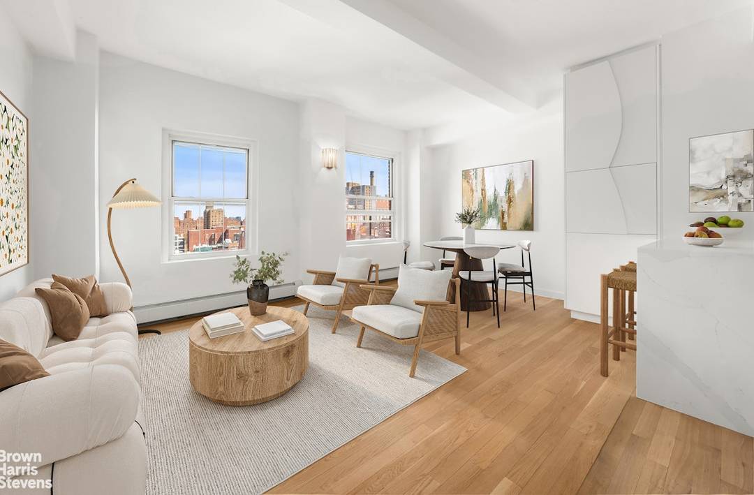 Live the East Village dream in this spacious, meticulously renovated, light drenched one bedroom residence with incredible open city viewsImagine coming home to a bright, beautifully renovated, chic one bedroom ...