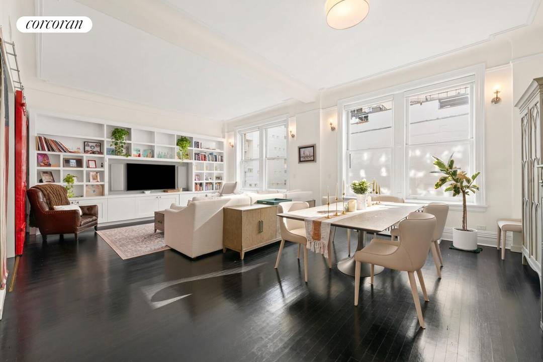 Old meets new to masterful effect in this fully renovated two three bedroom, two bathroom historic Tribeca loft featuring grand proportions, elegant finishes and a convenient interior bonus room, all ...