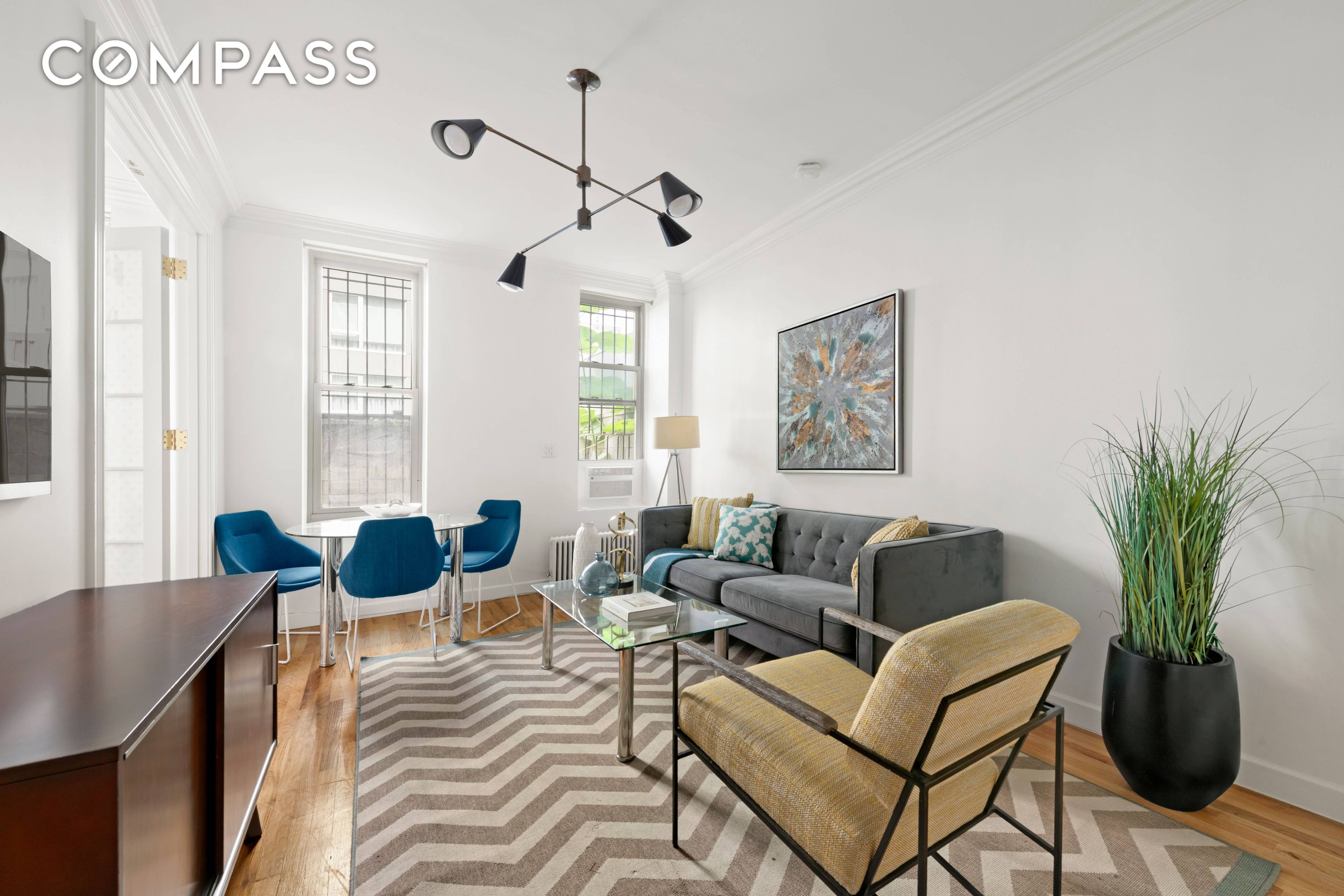 Don t miss this rare opportunity to own an impeccably updated two bedroom, two bathroom HDFC co op in the heart of Hell s Kitchen.
