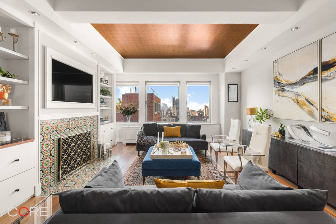 Introducing Penthouse A at the iconic Chelsea Mercantile, a spectacular three bedroom, three bathroom duplex with a private roof terrace offering sweeping views of downtown Manhattan and the Hudson River.