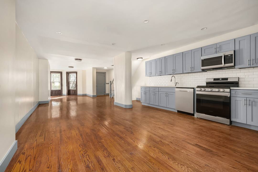 Two Family Brownstone in the Heart of Brooklyn Nestled on a picturesque tree lined block in Stuyvesant Heights, 497 Decatur Street is a classic two family brownstone built in 1899 ...