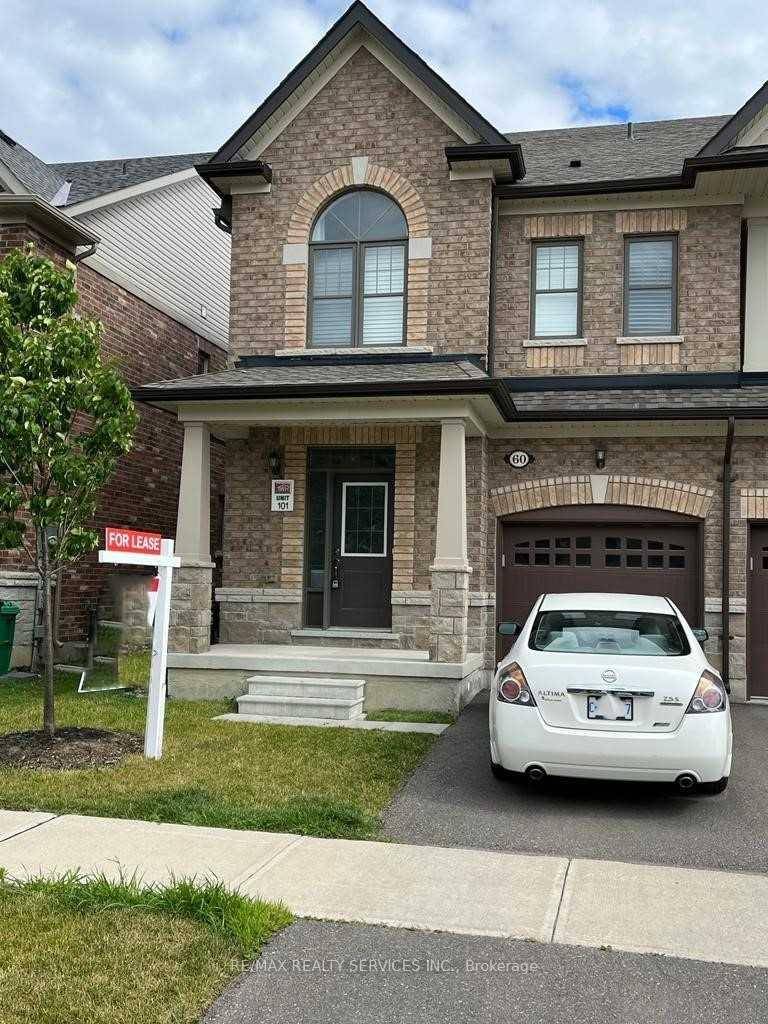 Excellent opportunity to lease an End Unit Townhouse in East Bolton.