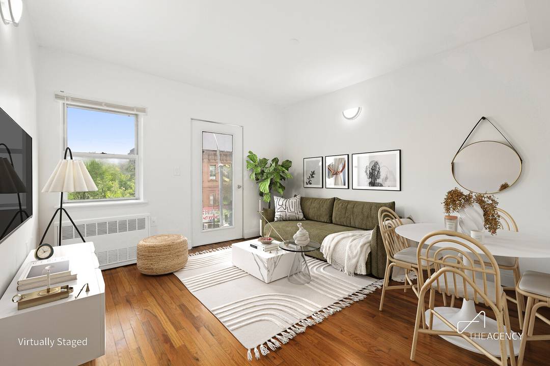 Welcome to 1240 Bedford Avenue, Residence 3H, a design forward two bedroom, one bathroom condo in the heart of prime Bedford Stuyvesant, featuring a rare covered parking space, one of ...