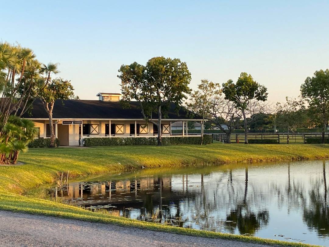 Spectacular equestrian stable on 20 acres available for seasonal lease, located just minutes from the Winter Equestrian Festival WEF.