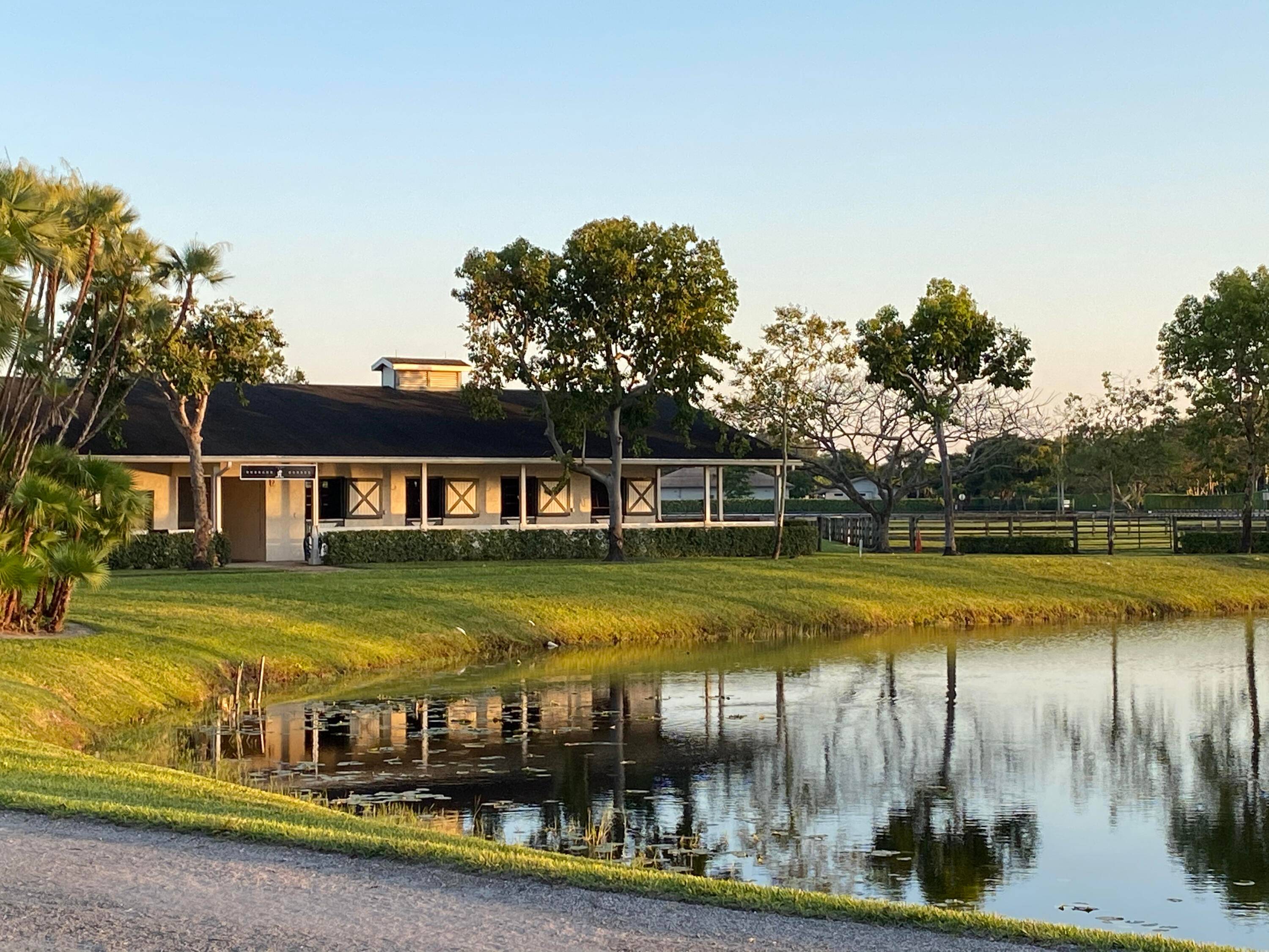 Spectacular equestrian stable on 20 acres available for seasonal lease, located just minutes from the Winter Equestrian Festival WEF.