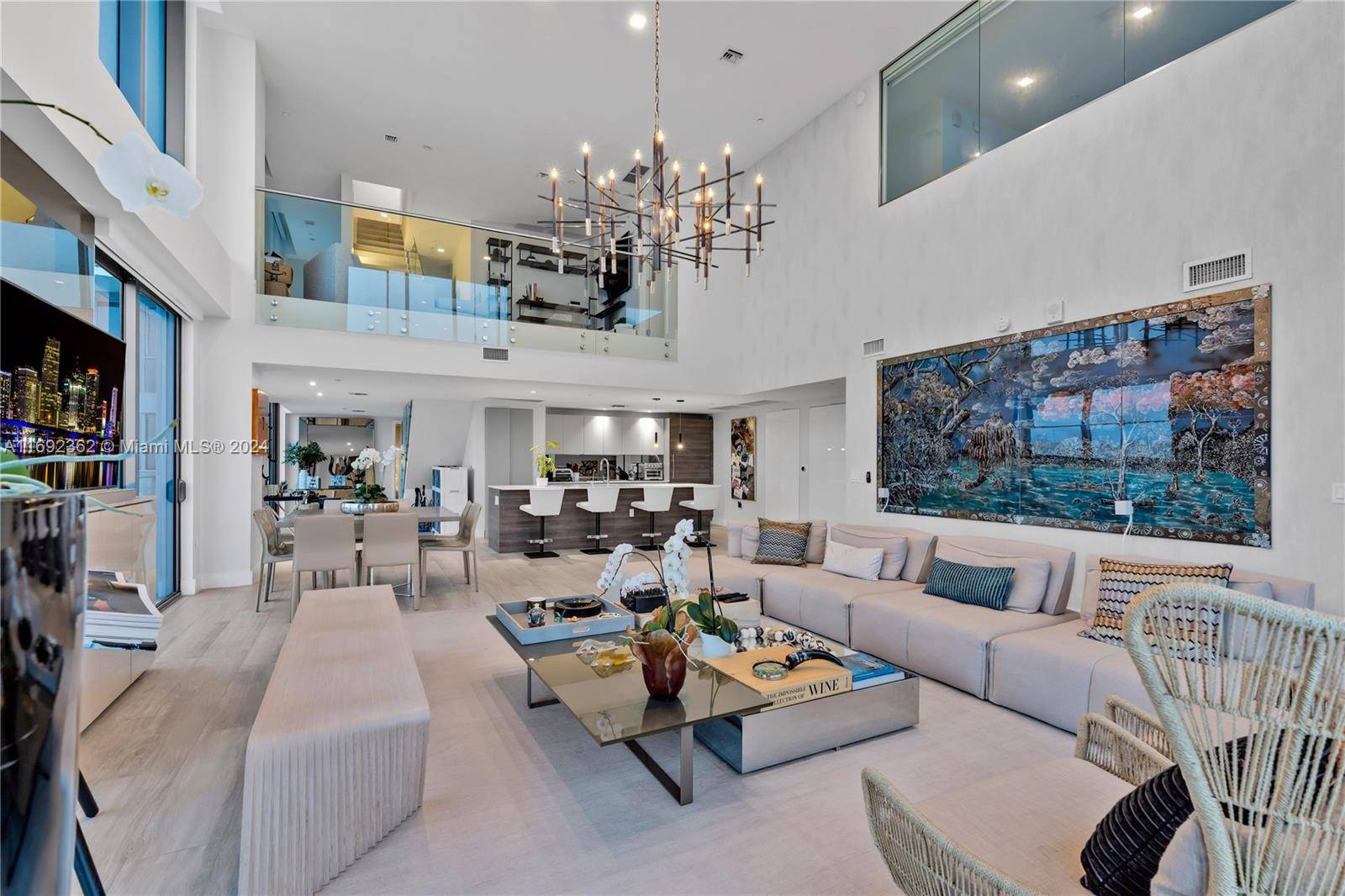 MASSIVE 4385 Sq Ft Triplex Penthouse in Midtown Miami's Hyde Residences.