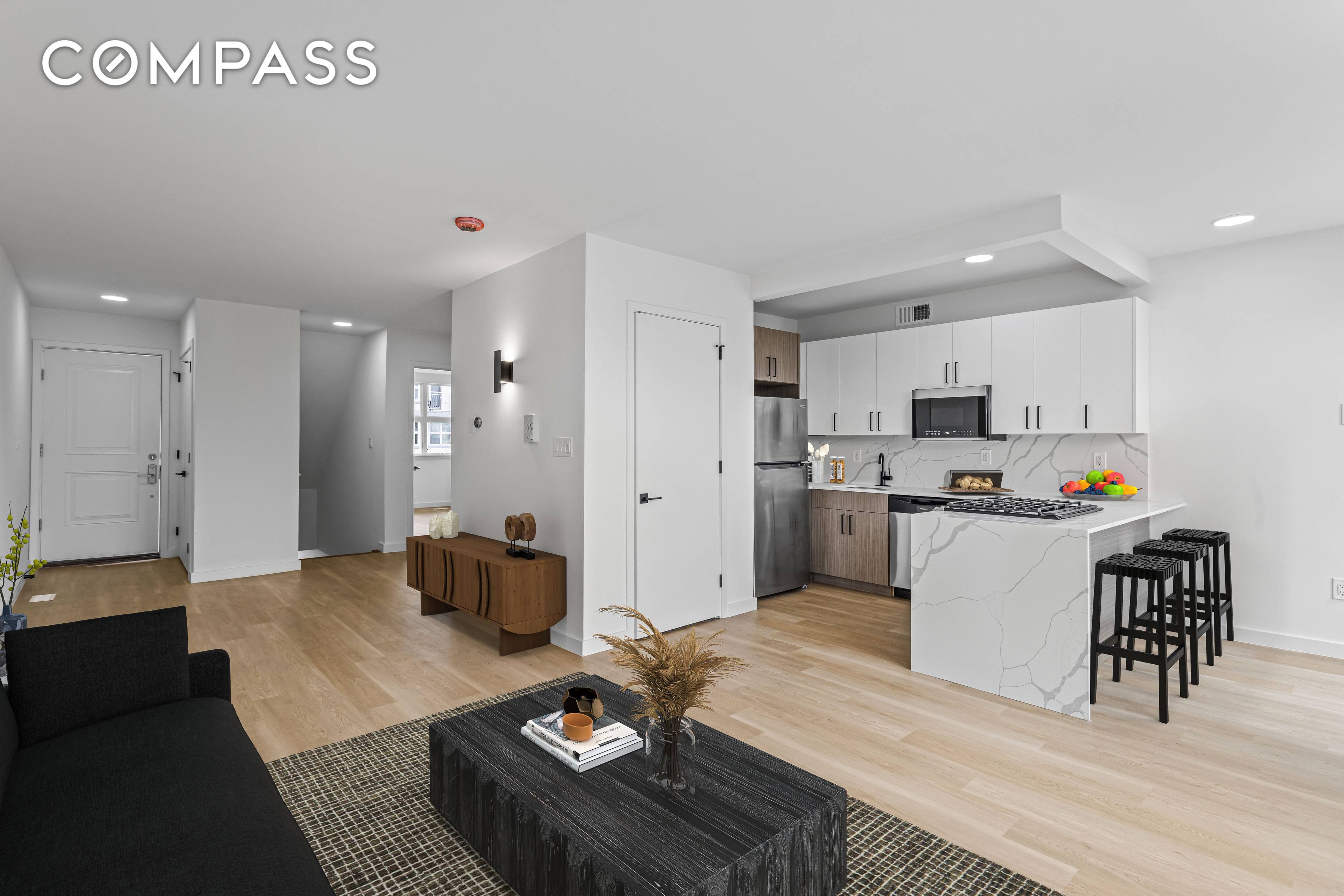 Discover this beautifully designed 2 bedroom, 2 bathroom duplex in a newly constructed luxury development located right on the waterfront in Sheepshead Bay.