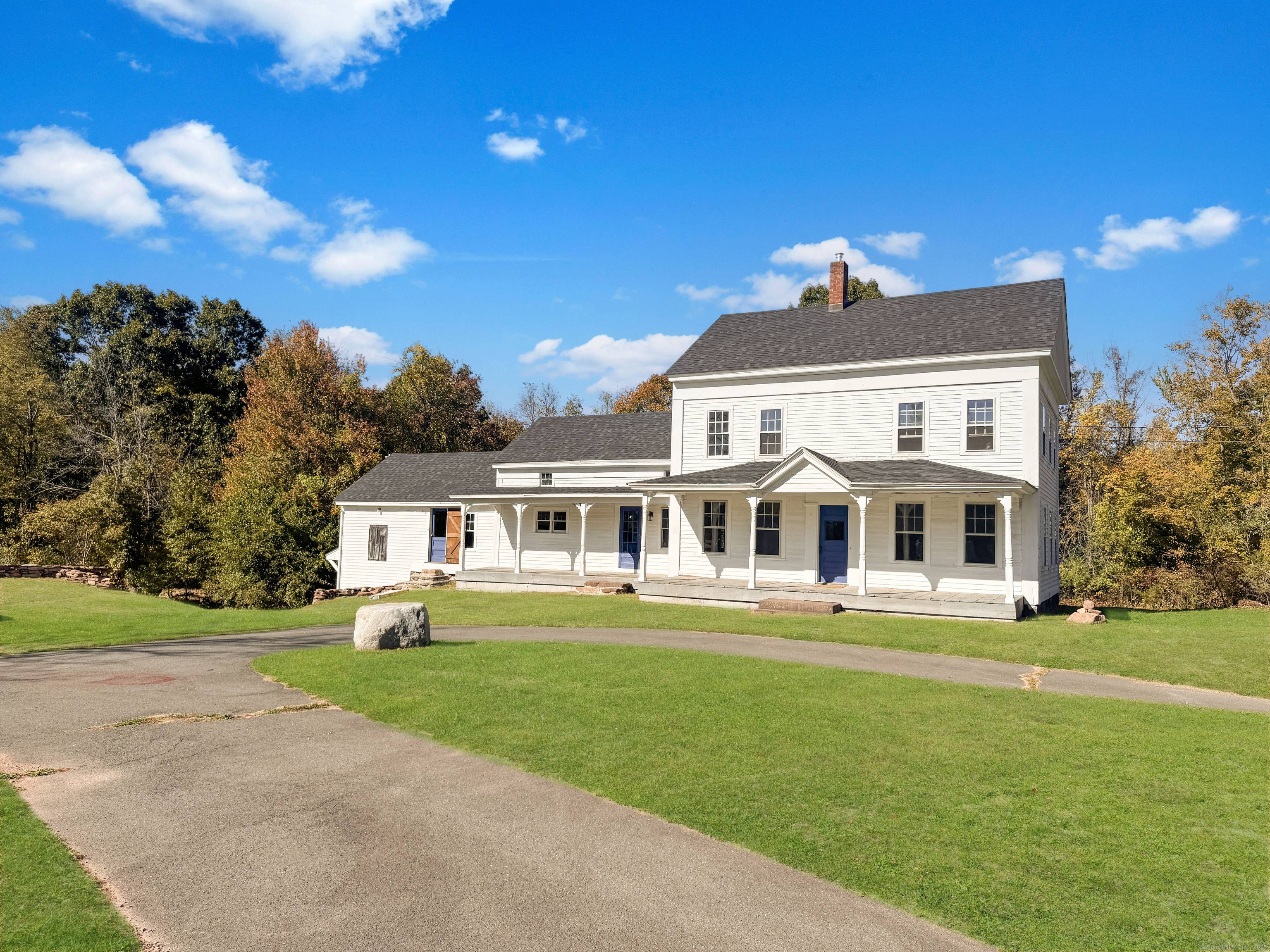 Step into timeless elegance with this beautifully preserved and thoughtfully updated farmhouse, offering over 2, 800 square feet of living space on a scenic 1.