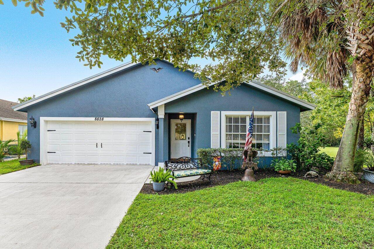 Welcome to this beautifully updated and lovingly cared for 4 bedroom, 2 bath home with a 2 car garage, set on an oversized premium lot that backs to lush green ...