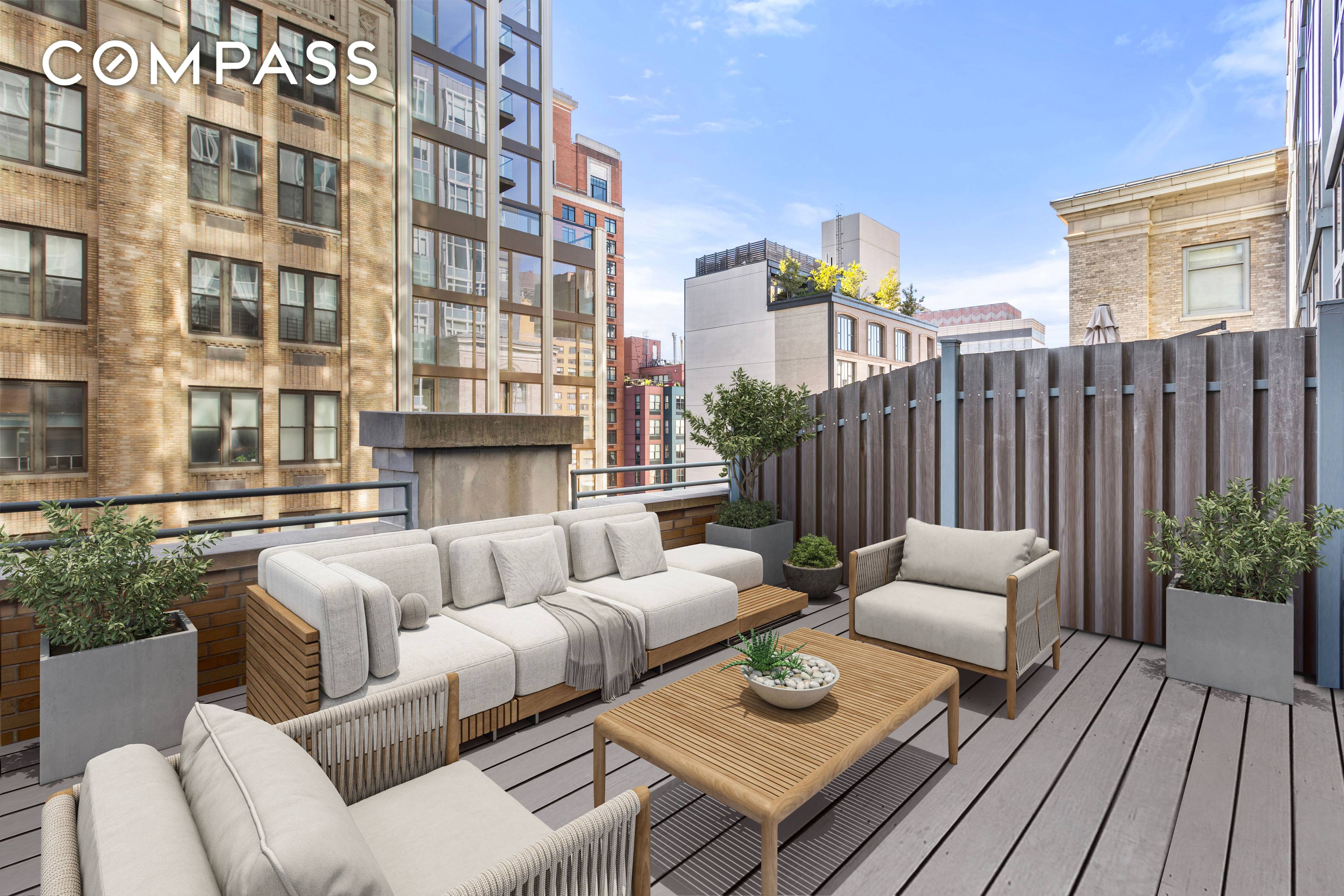 Step into this sun filled one bedroom home featuring a 263 square foot PRIVATE TERRACE at the historic 110 Livingston Street a pre war architectural gem reimagined by renowned architects ...