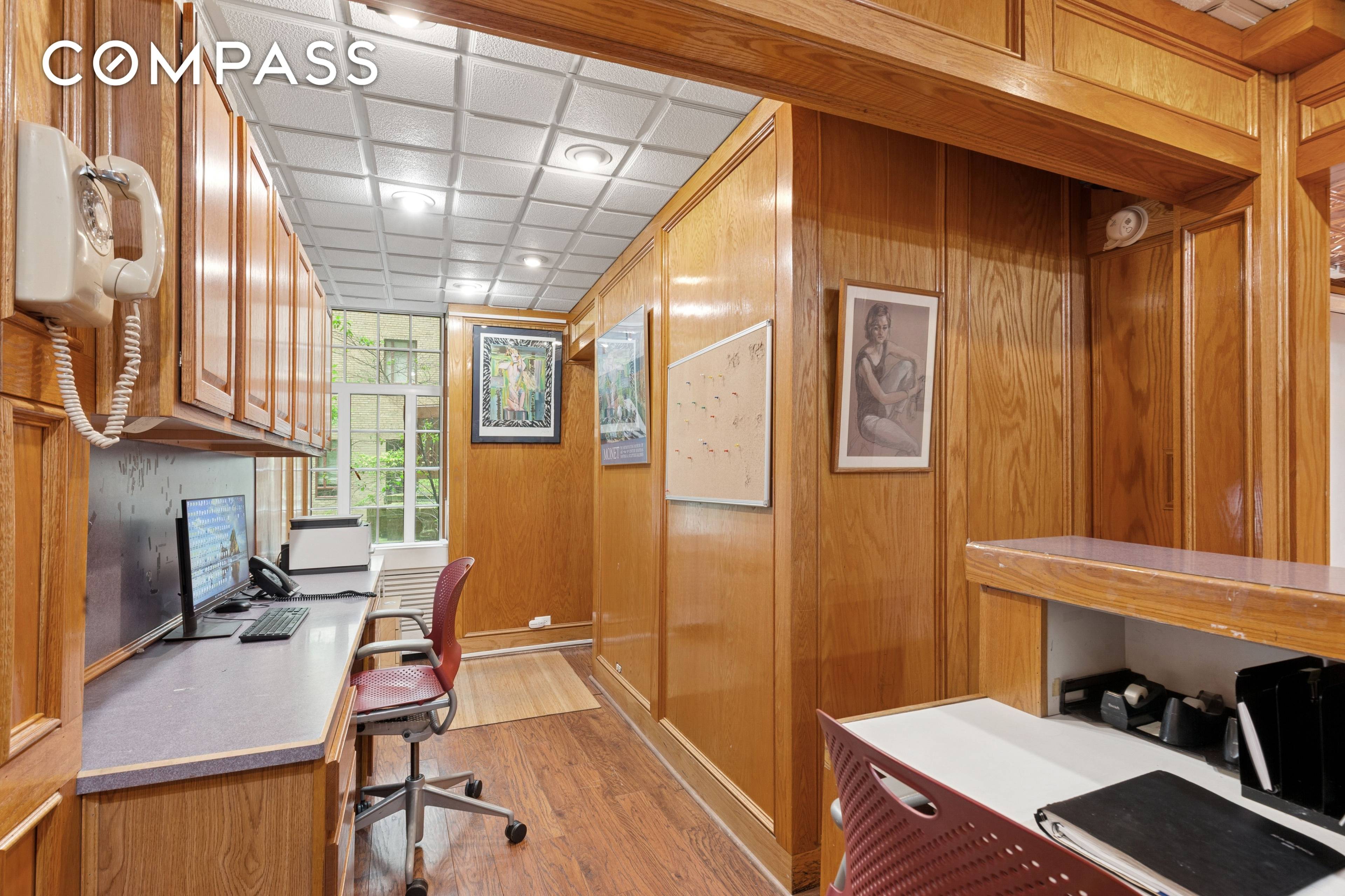 Beautifully renovated, wood paneled medical office located off the lobby in a prestigious luxury full service CONDO on 62nd Street and Central Park West !