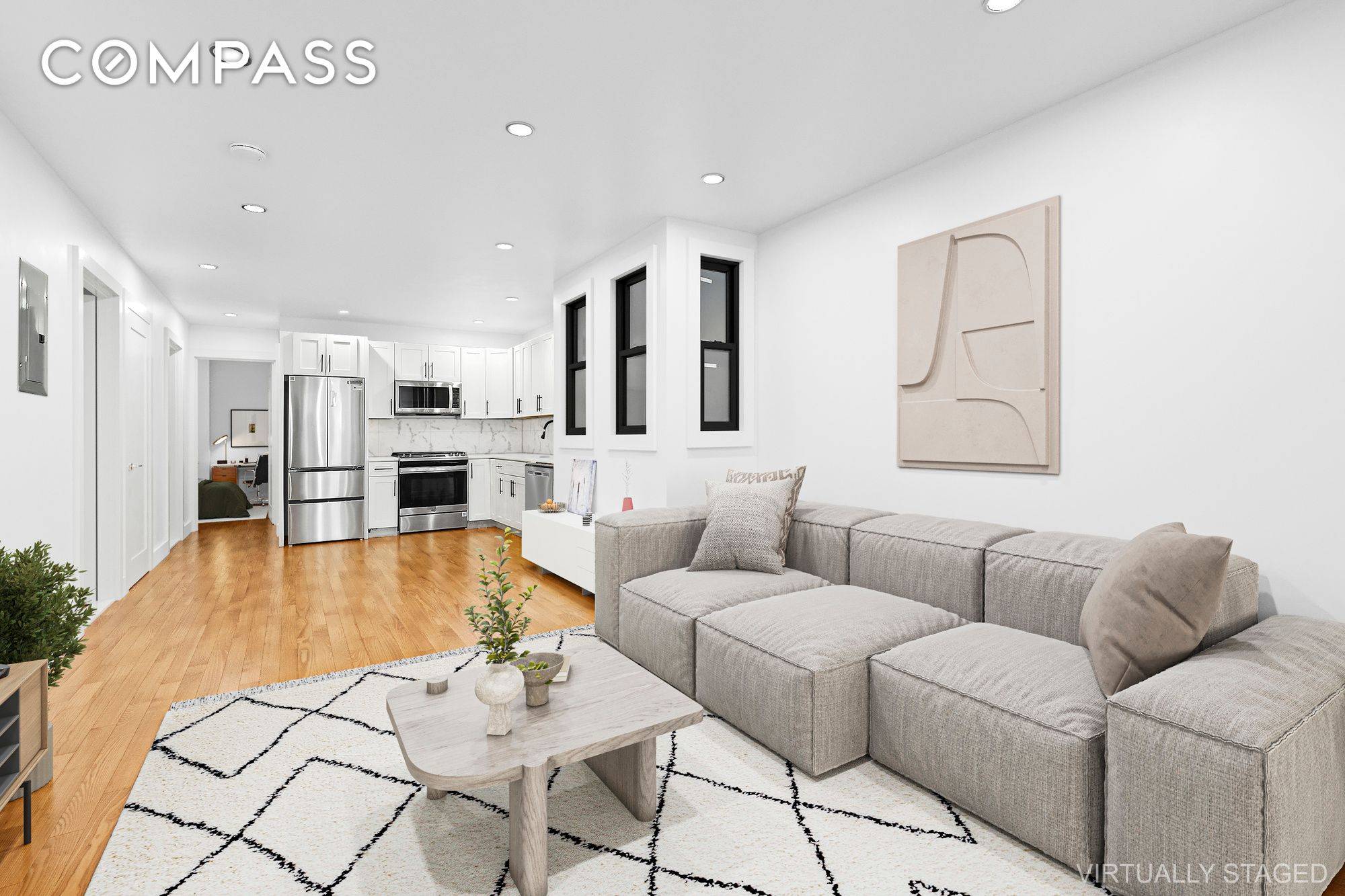 Modern Elegance in North Park Slope Welcome to your stylish new home at 82 7th Avenue, Unit 3 !