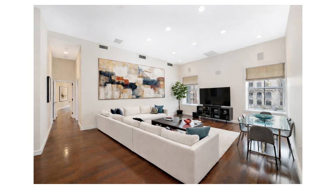 Residence 4B at 2112 Broadway is a beautifully proportioned 1, 659 square foot, two bedroom, two and a half bathroom home in the iconic Apple Bank Building on the Upper ...