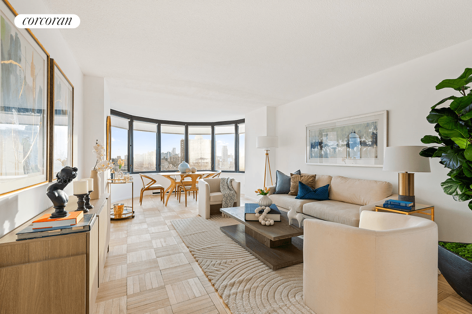 Spacious Luxury 1 Bedroom Apartment with Stunning Downtown City Views in Midtown Manhattan Apartment 27A Experience sophisticated city living in this stunning One Bedroom apartment, 27A, at the remarkable Corinthian ...