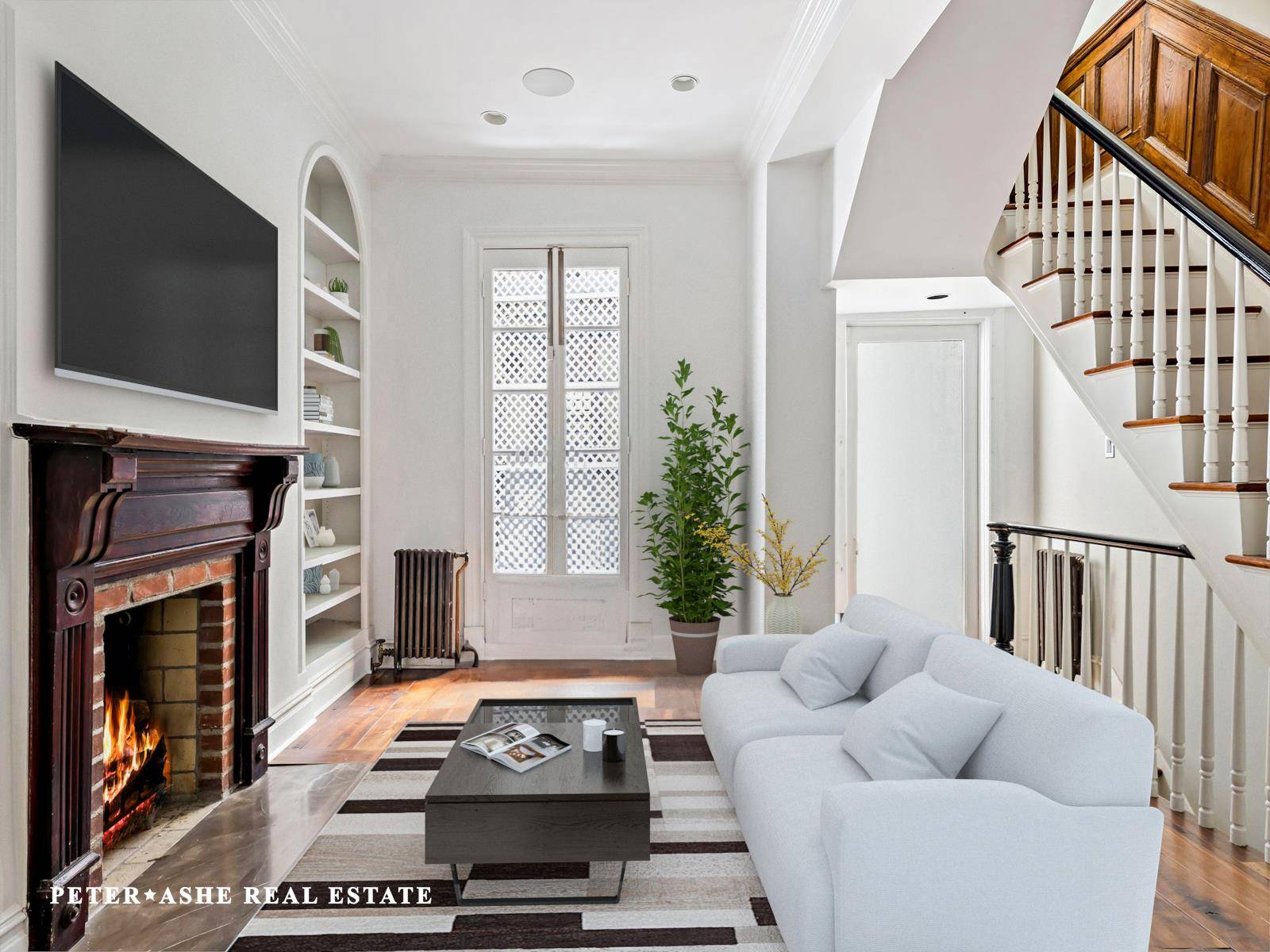 Immerse yourself in the enchanting blend of history and modern luxury with this meticulously renovated West Village townhouse.