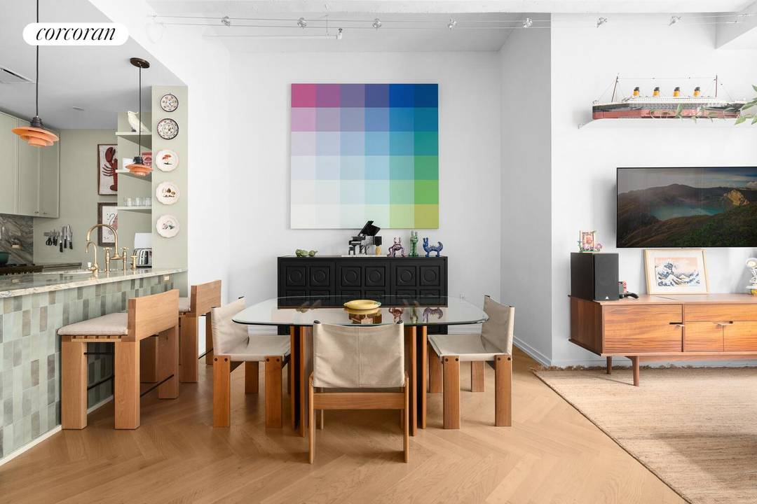 Welcome home to a beautifully renovated prewar two bedroom, two bathroom home in the heart of prime North Williamsburg.