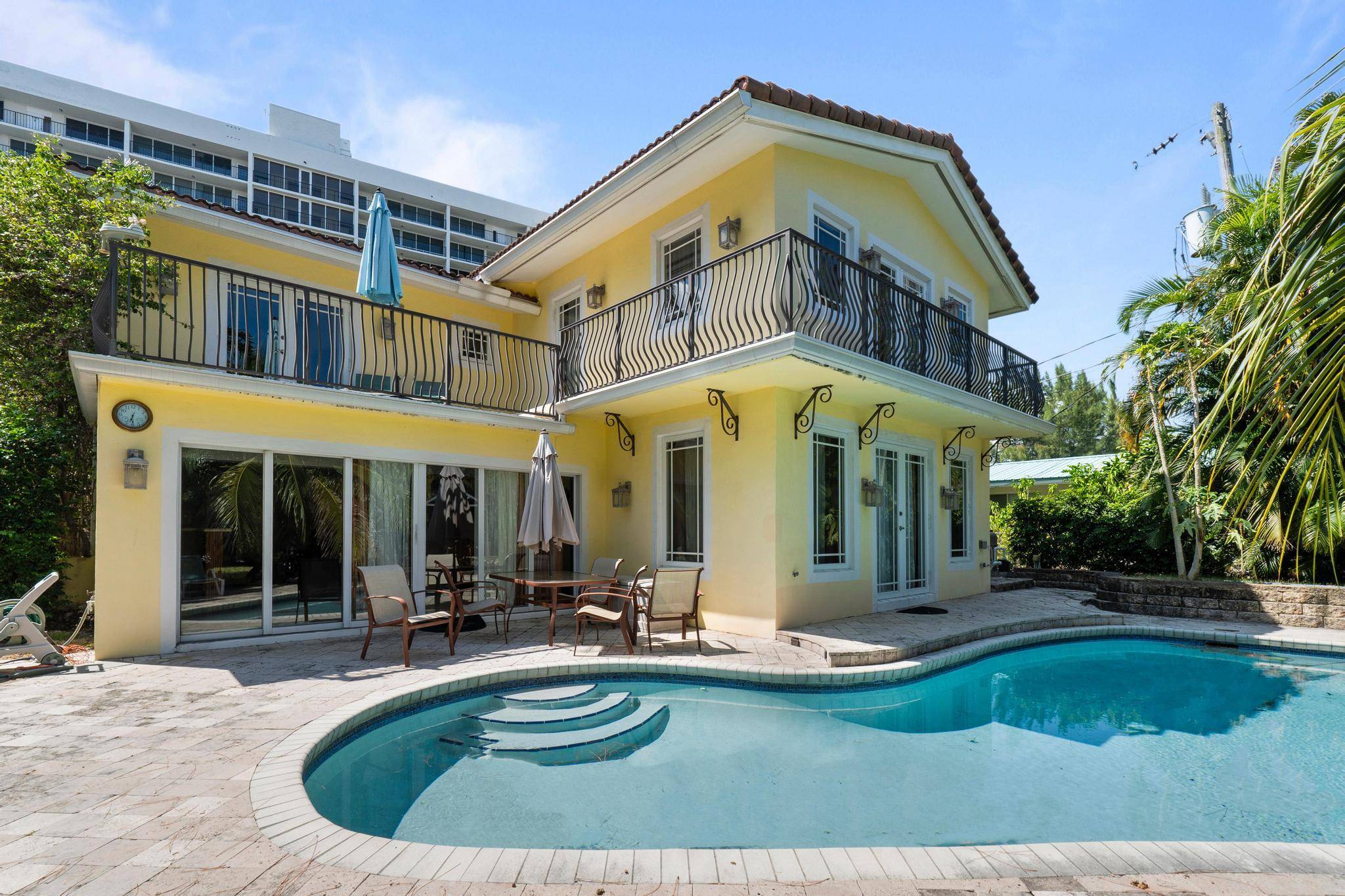 A stunning opportunity to live just steps from the sparkling golden sands of Pompano Beach !