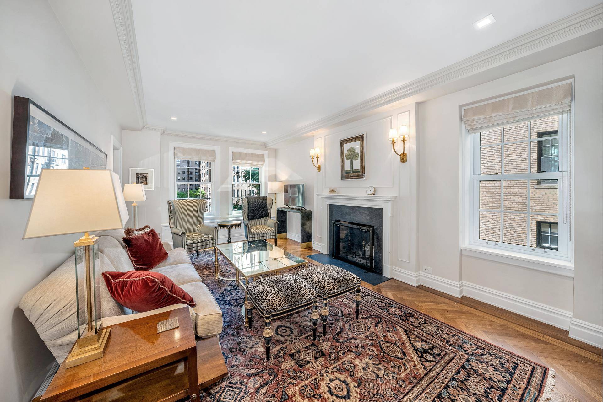 An impeccably renovated home in one of Rosario Candela's finest buildings, 14 Sutton Place South.